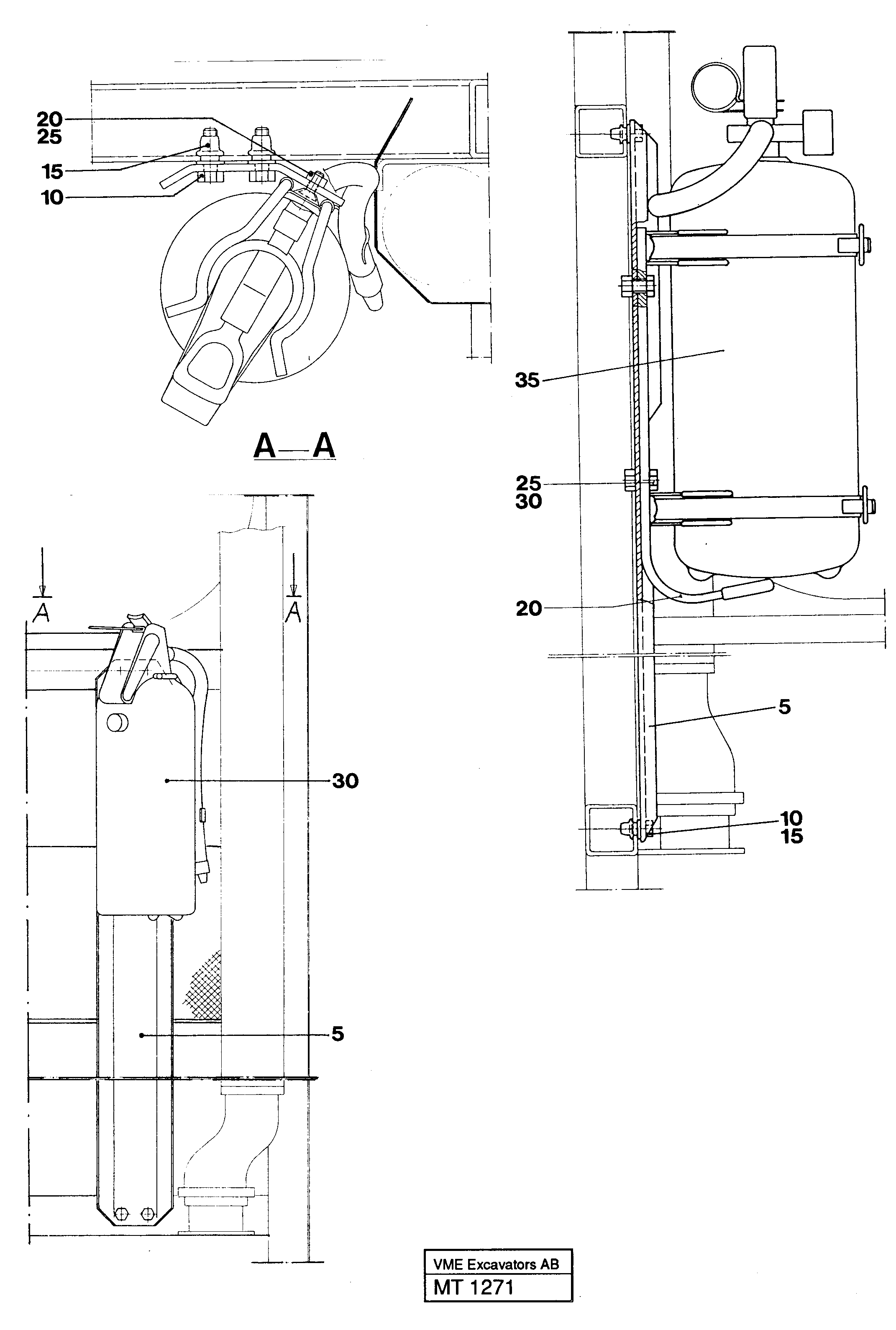 Fire extinguisher 2 kg and 5 kg  14248860 14248861 — volvo parts diagram