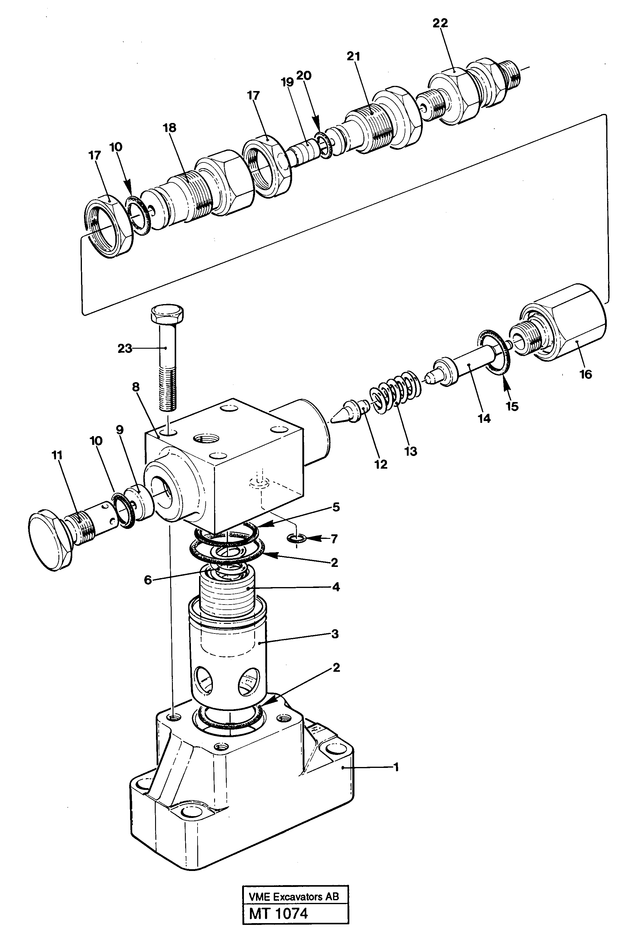 Pressure limiting valve — volvo parts diagram