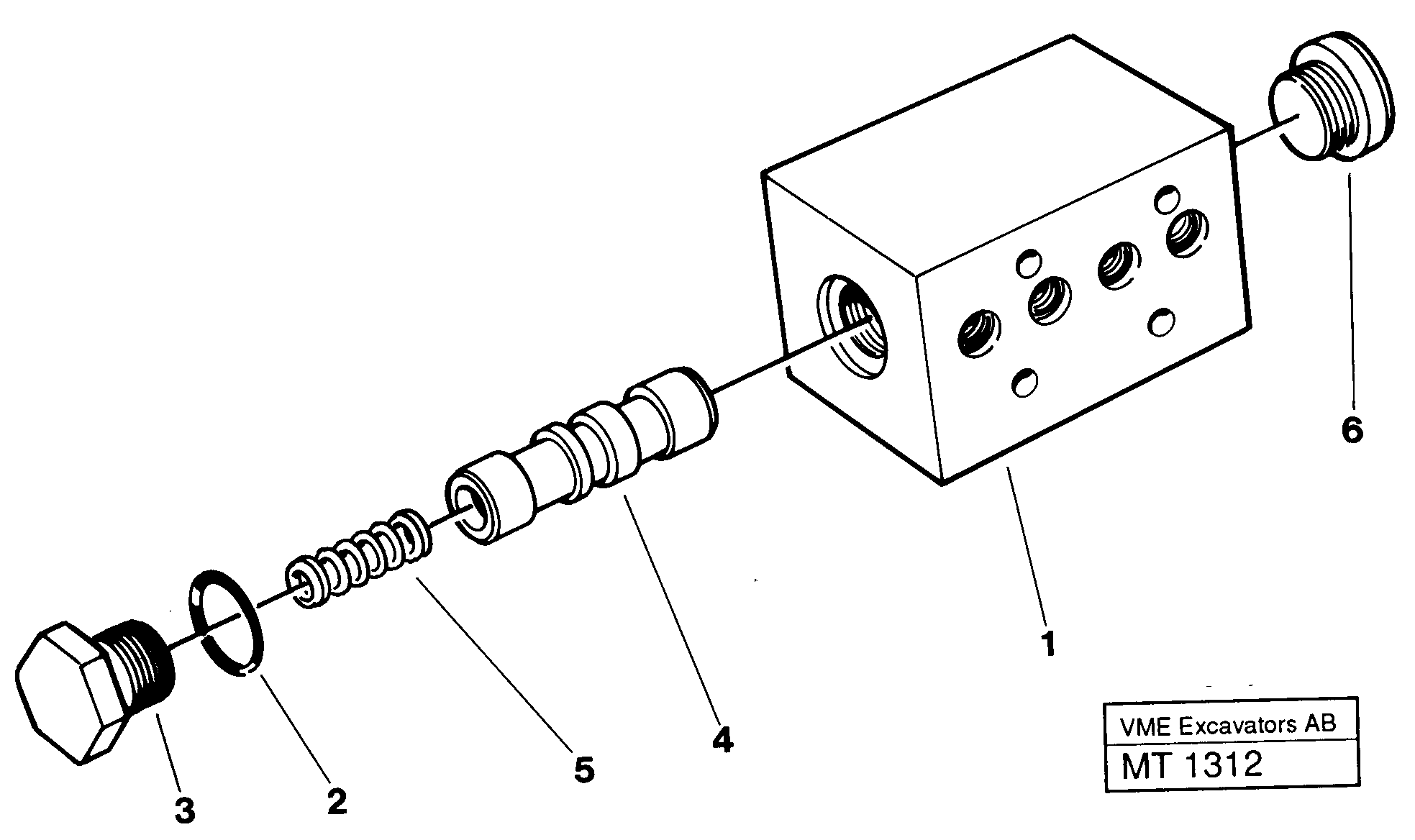 High speed valve — volvo parts diagram