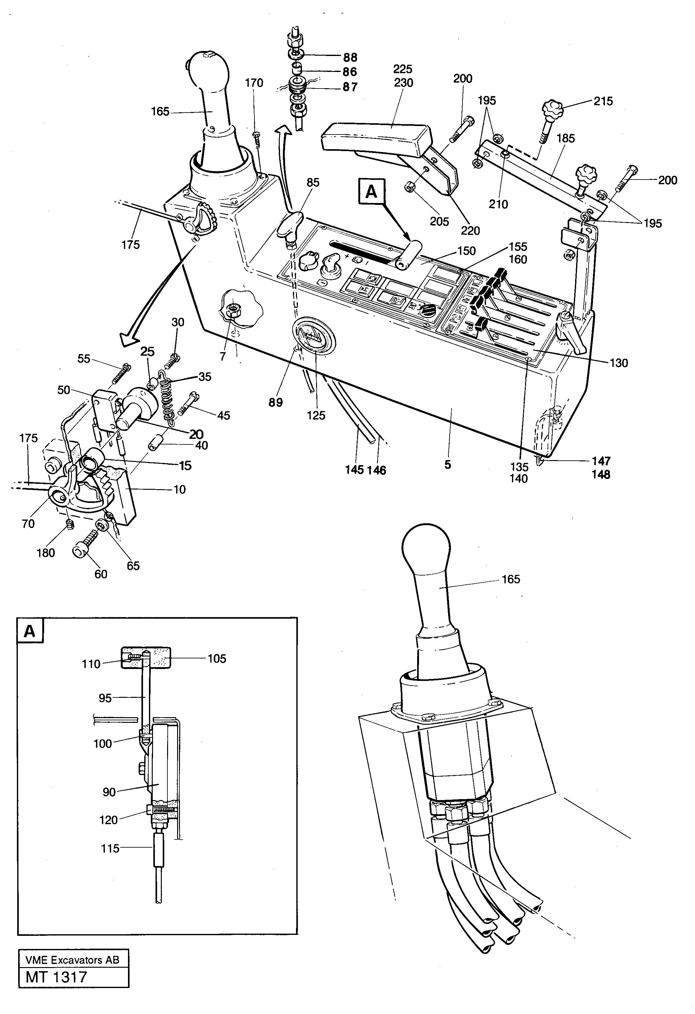 Side panel, Lh — volvo parts diagram