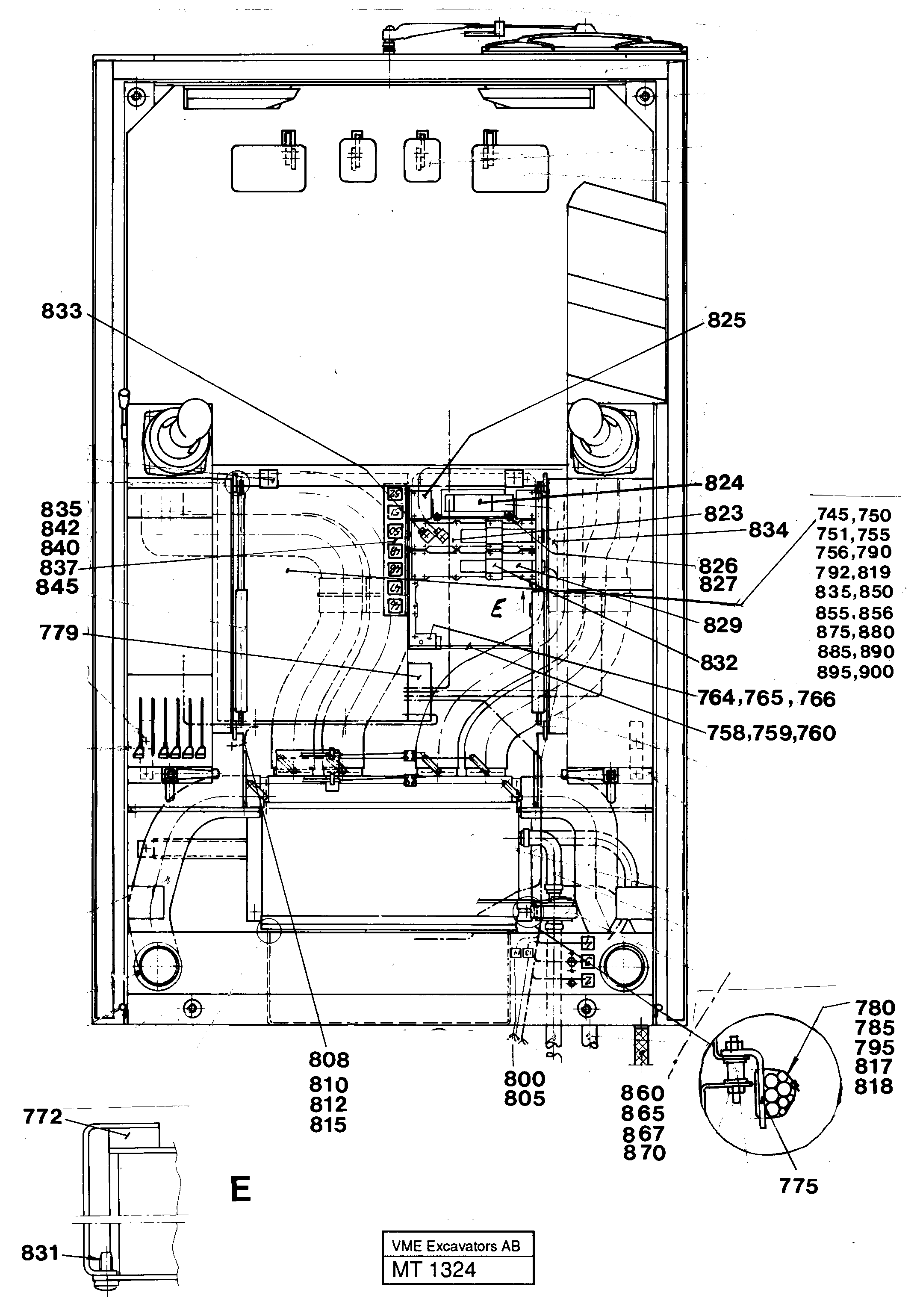 Electric installation on driver's seat — volvo parts diagram