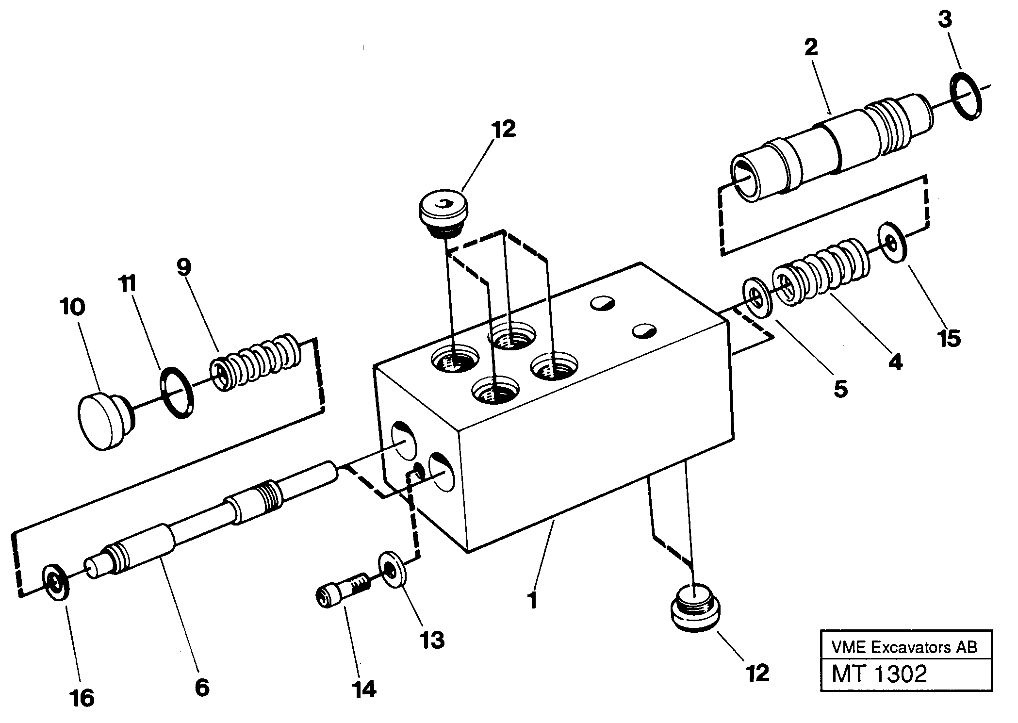 Pedal valve — volvo parts diagram