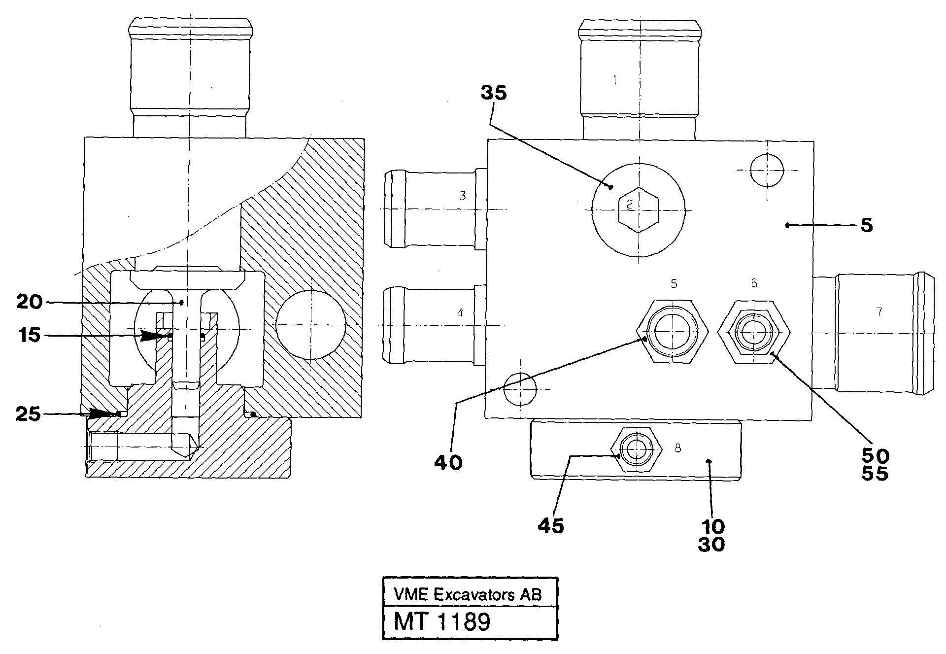 Shunt with connections — volvo parts diagram