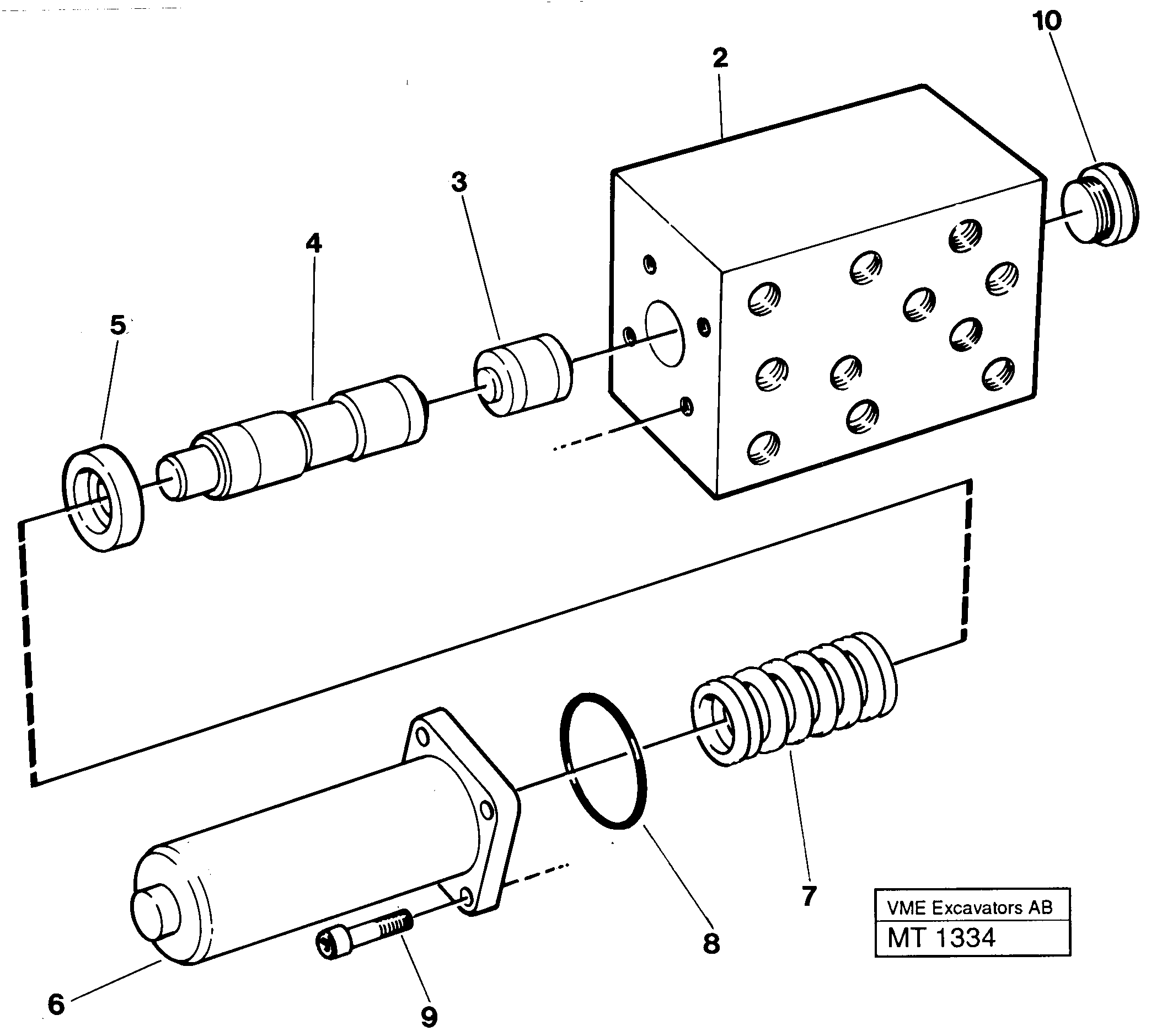 Brake valve — volvo parts diagram