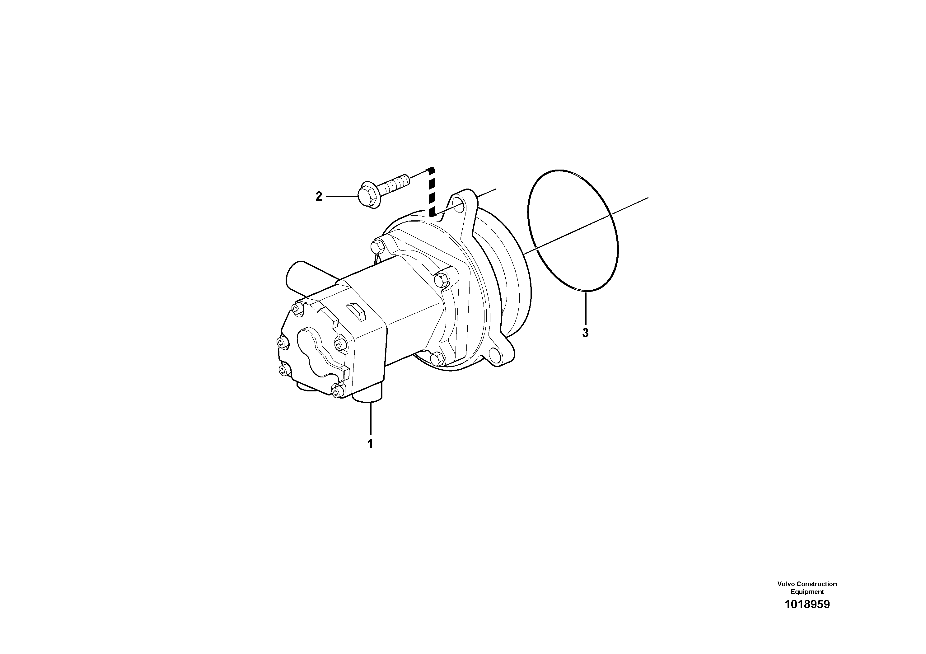 Fuel pump - D9 — volvo parts diagram