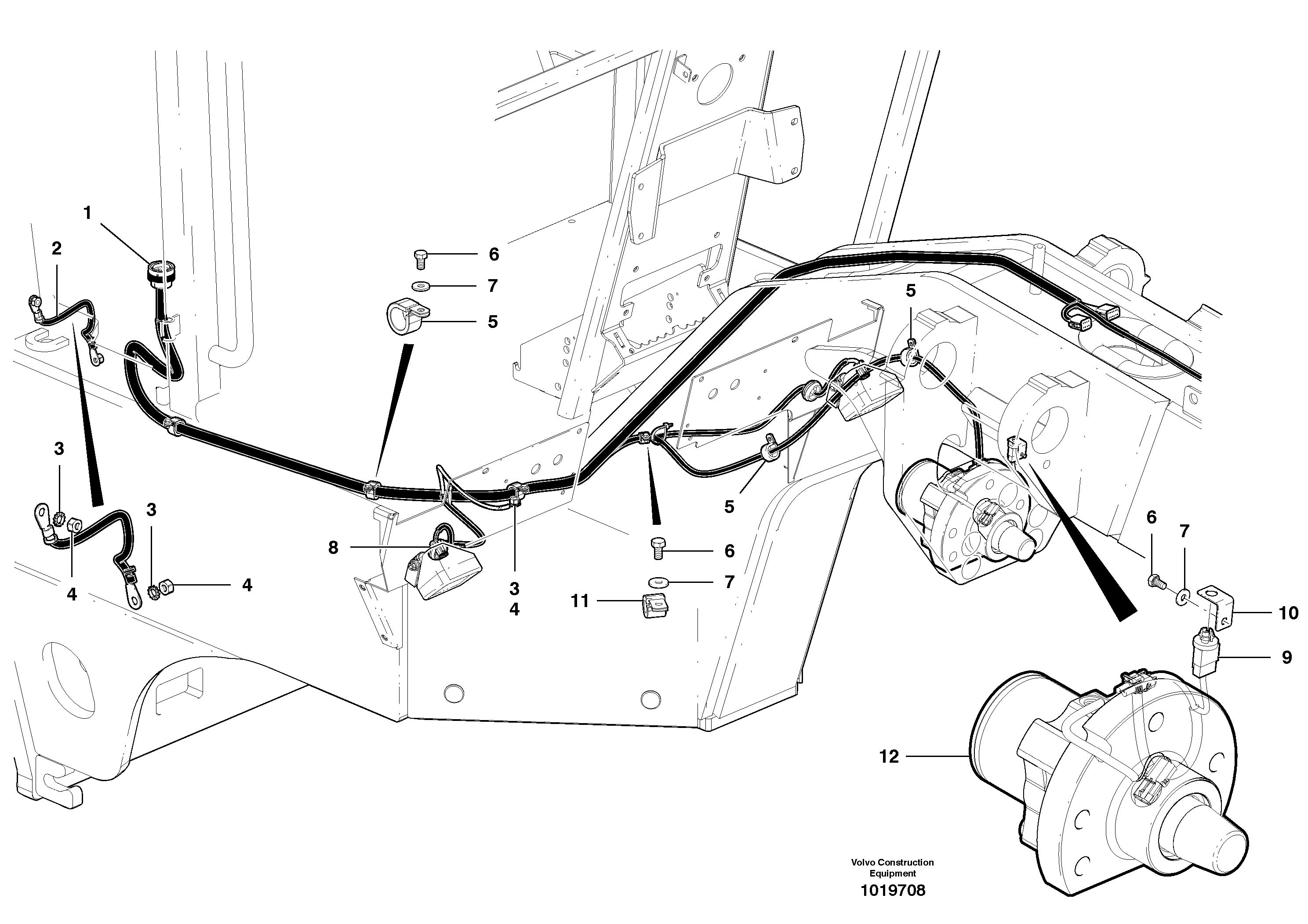 Cable Harness - Front — volvo parts diagram
