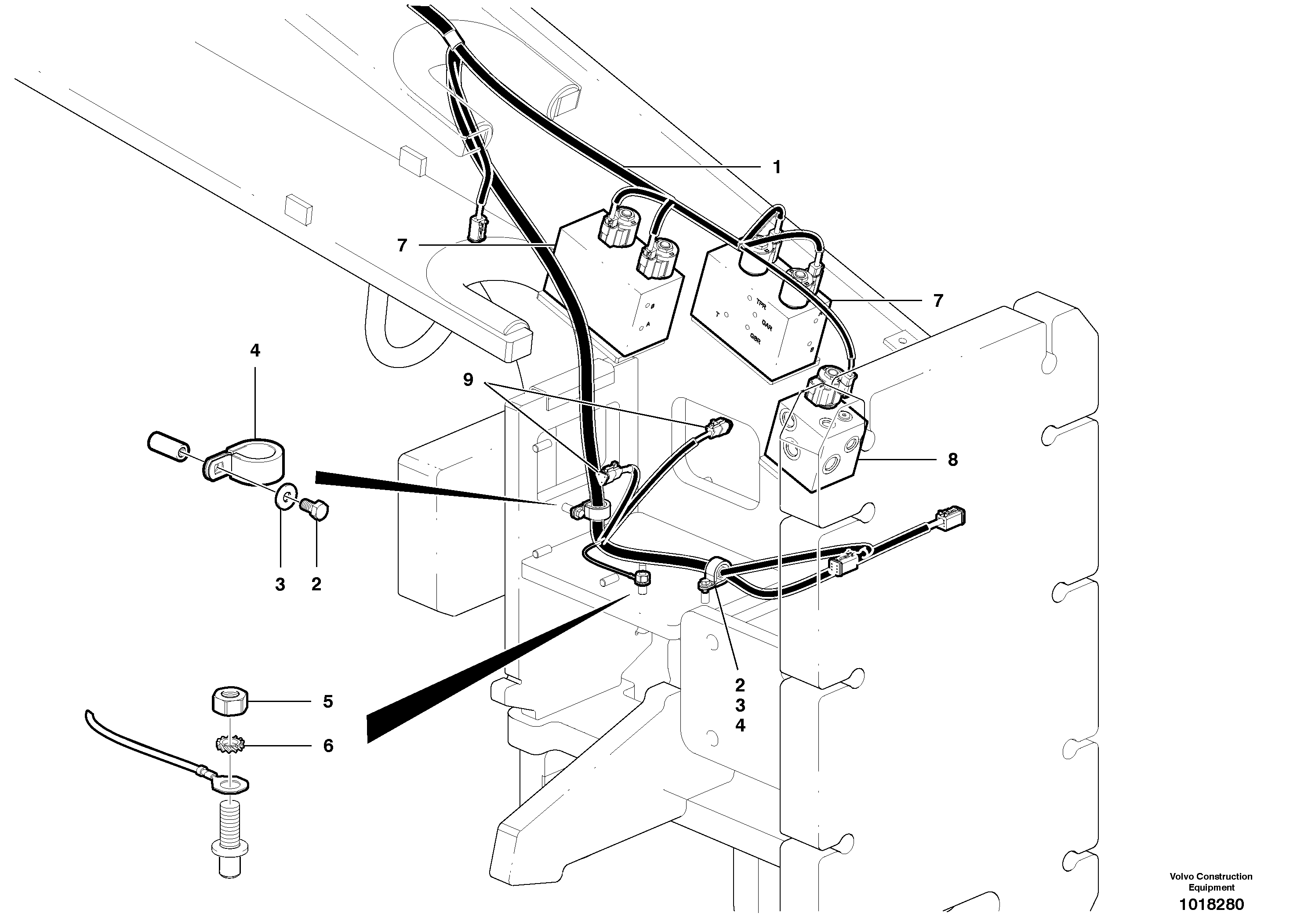 Cable Harness - Extra Front — volvo parts diagram