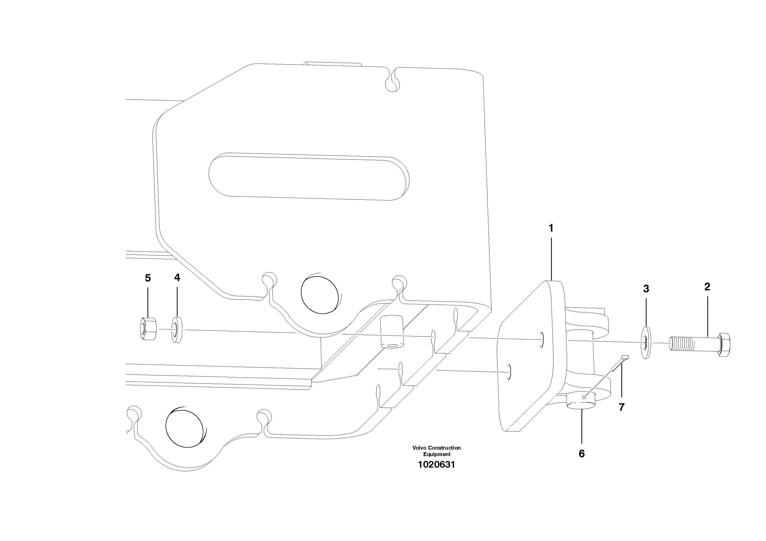 Towing hook — volvo parts diagram