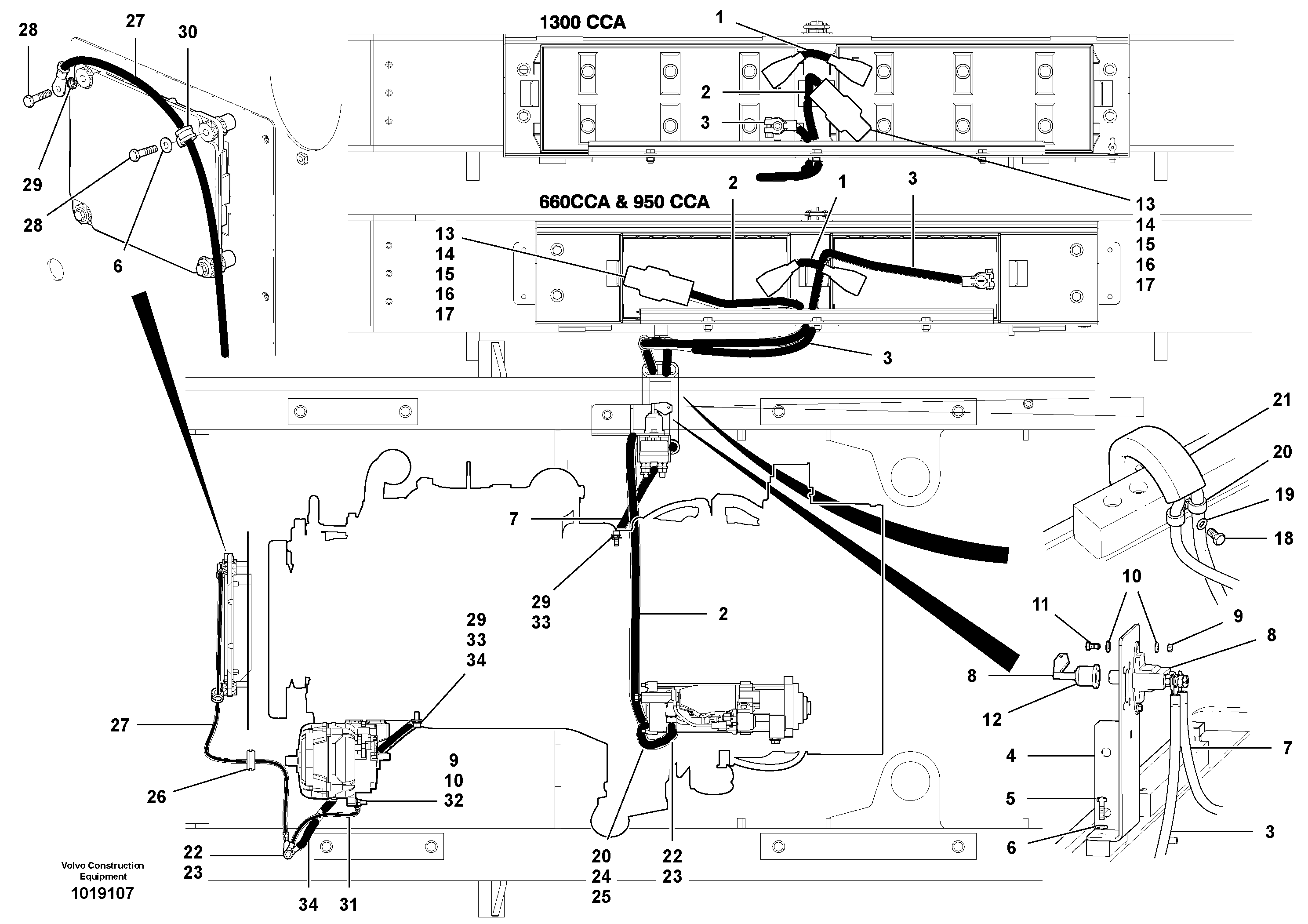 Battery Cable — volvo parts diagram