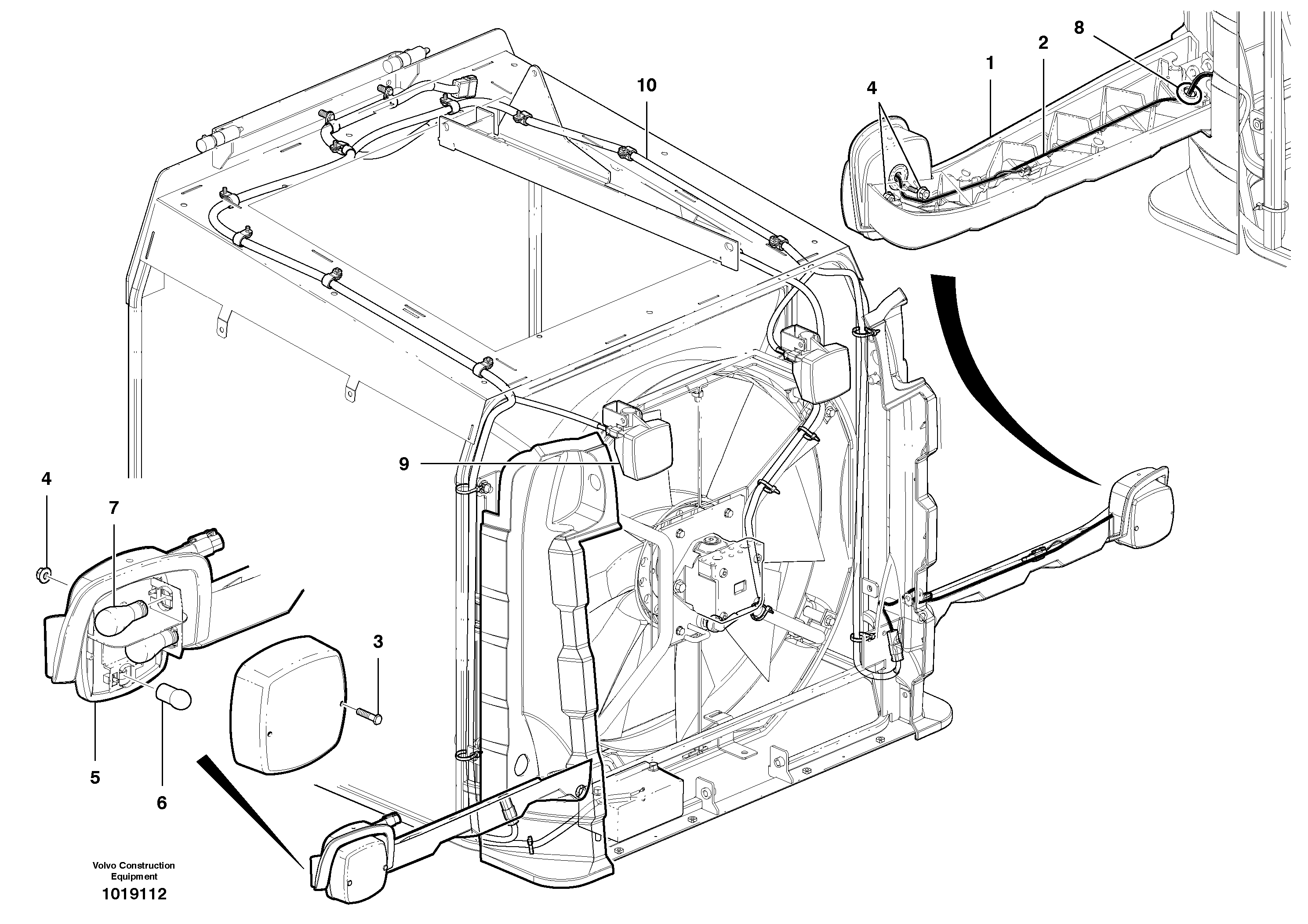 Lights - Rear - Incl. Harness — volvo parts diagram