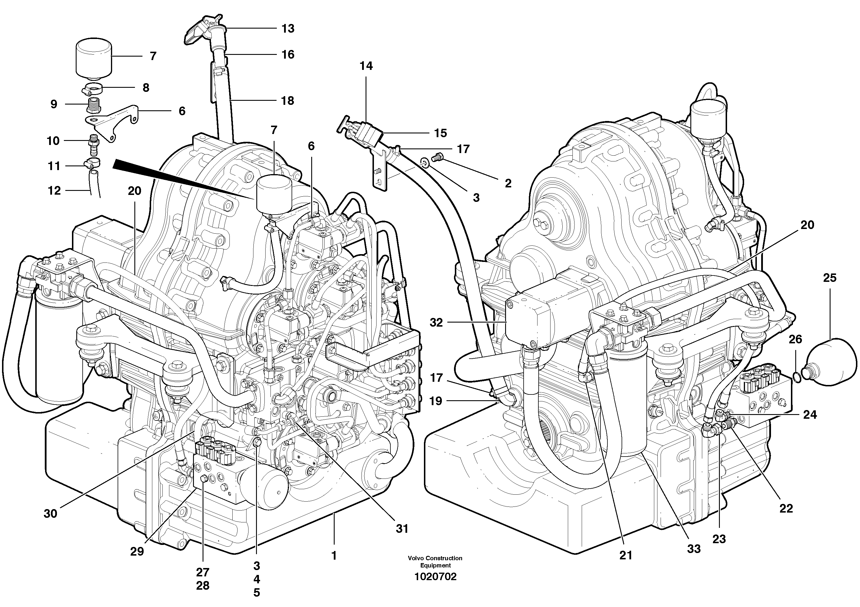 Transmission — volvo parts diagram