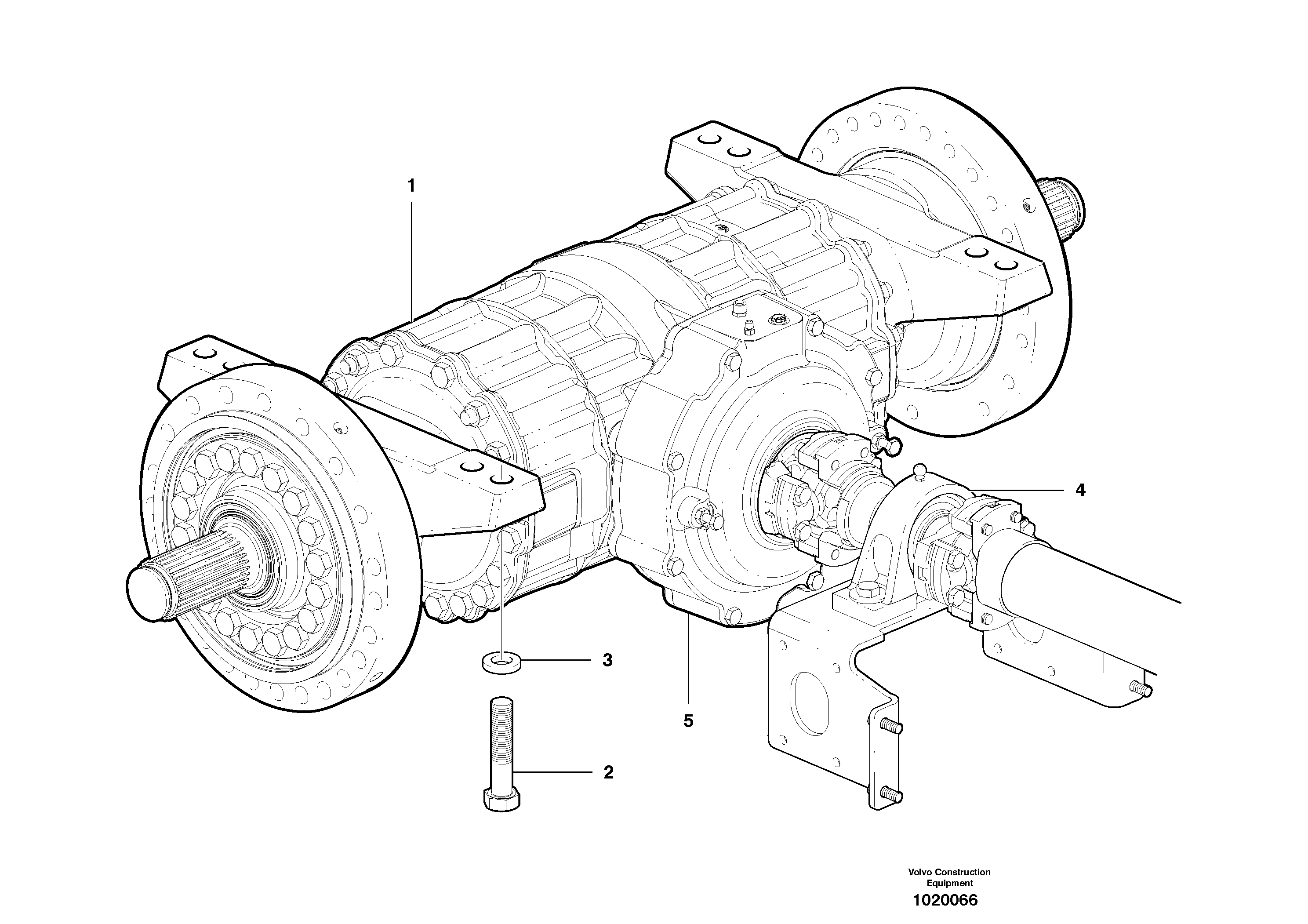 Rear Axle Installation — volvo parts diagram
