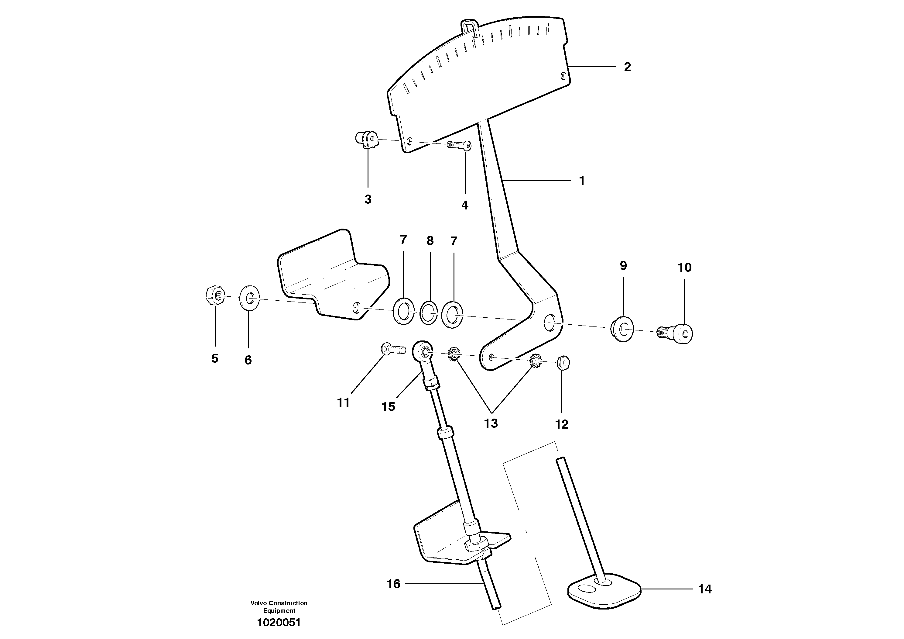 Articulation indicator — volvo parts diagram