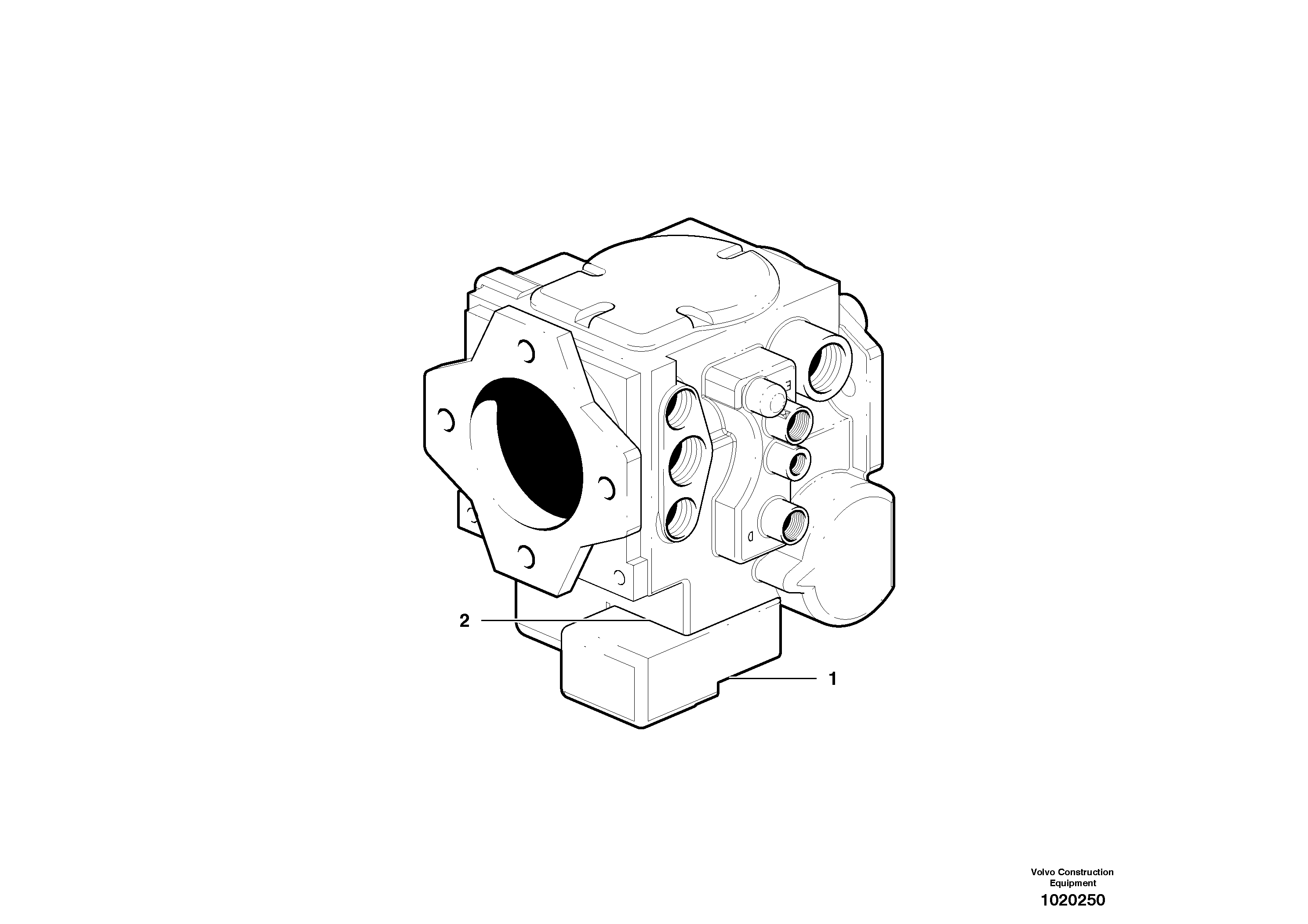 Hydraulic Pump - A W D — volvo parts diagram