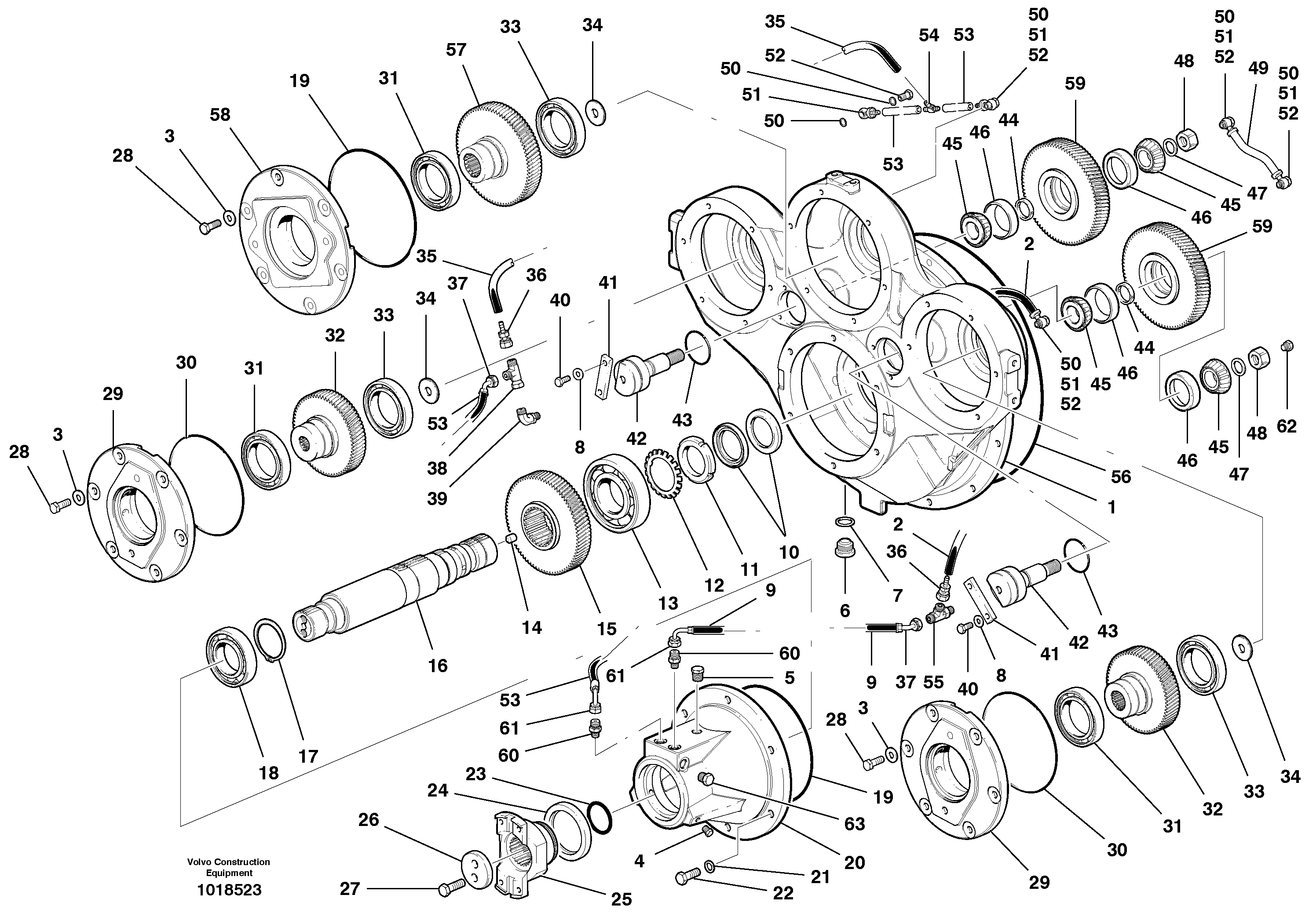 Pump Drive - G946, G976 — volvo parts diagram