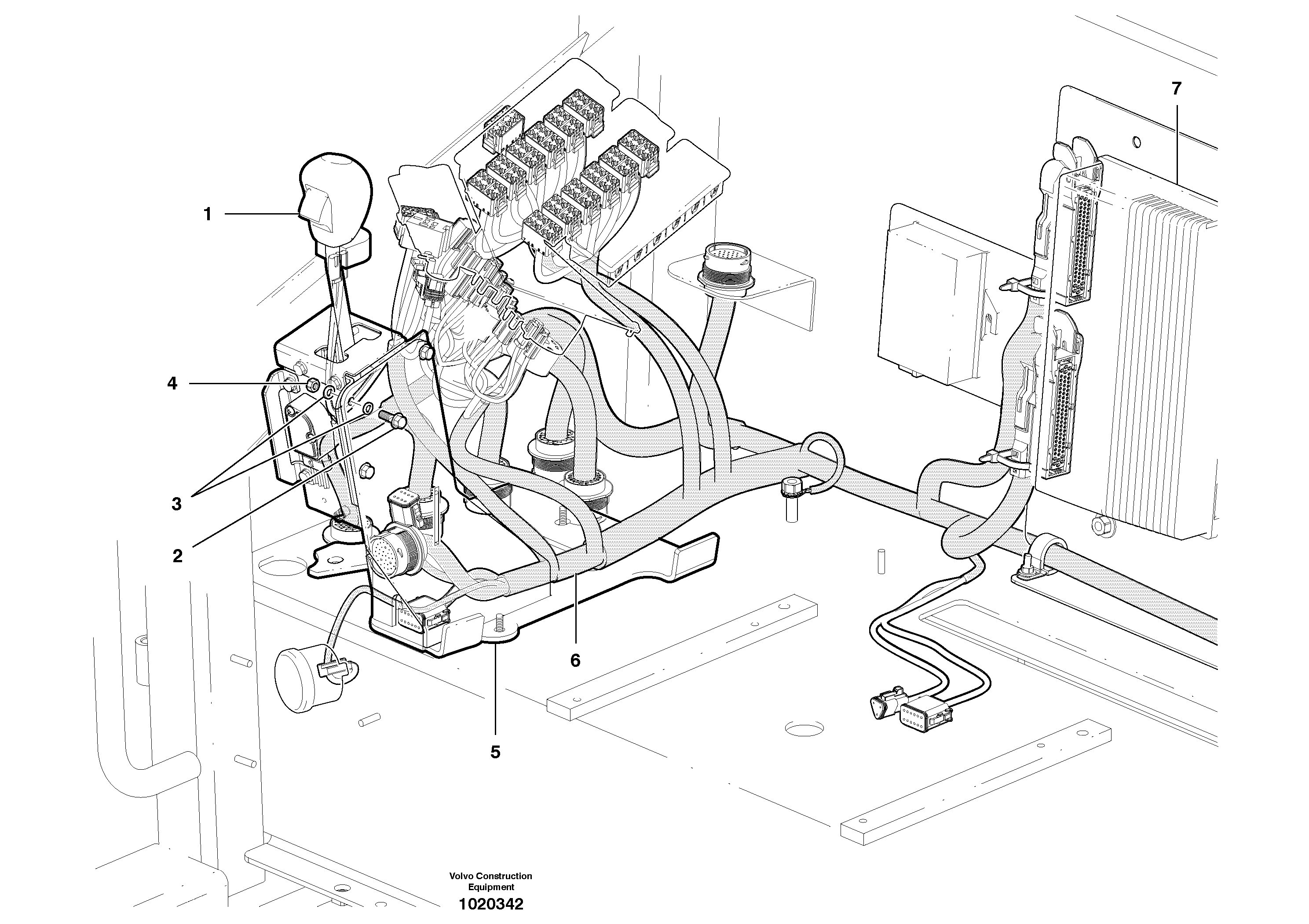 Transmission controller — volvo parts diagram