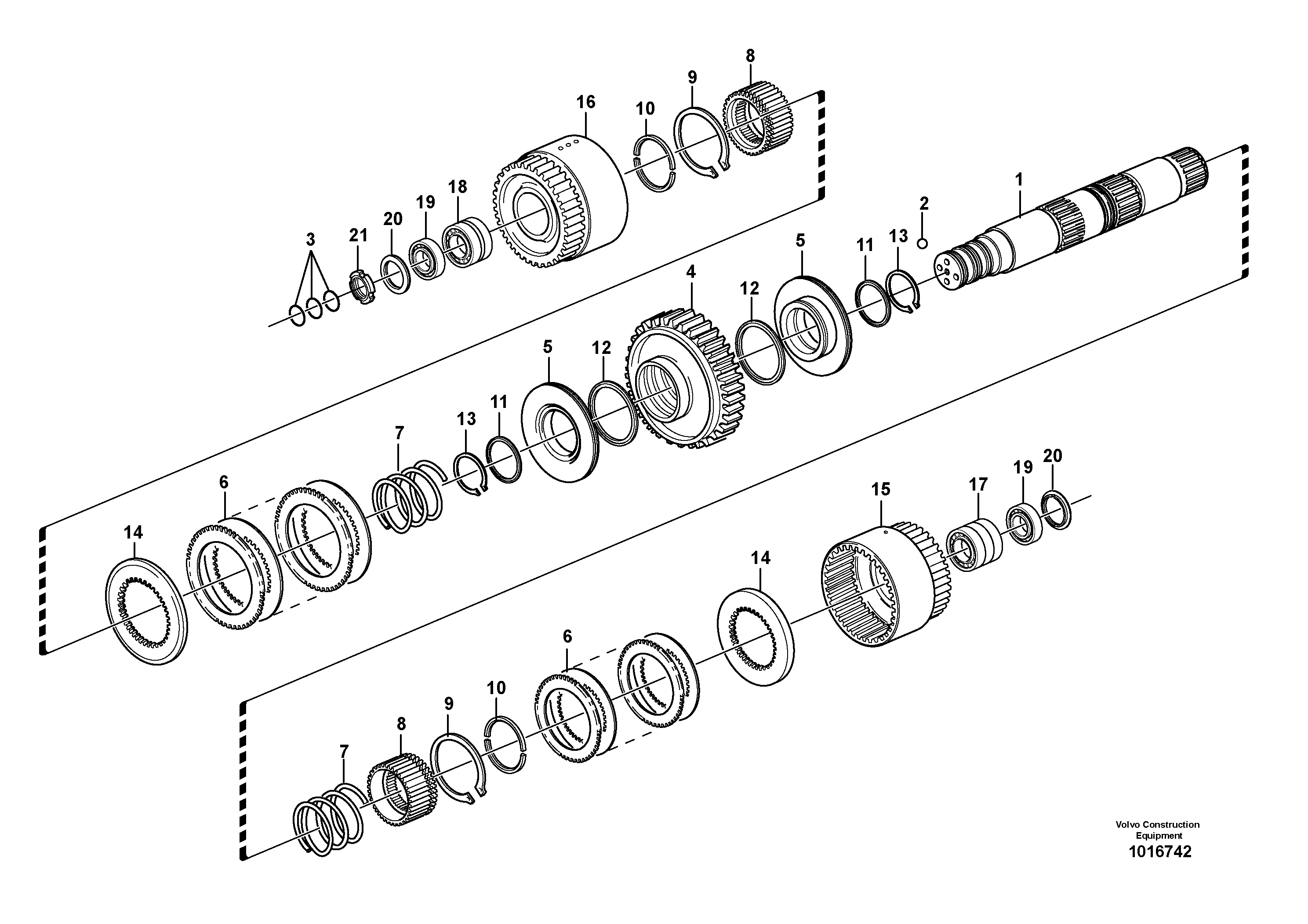 Hydraulic connection — volvo parts diagram