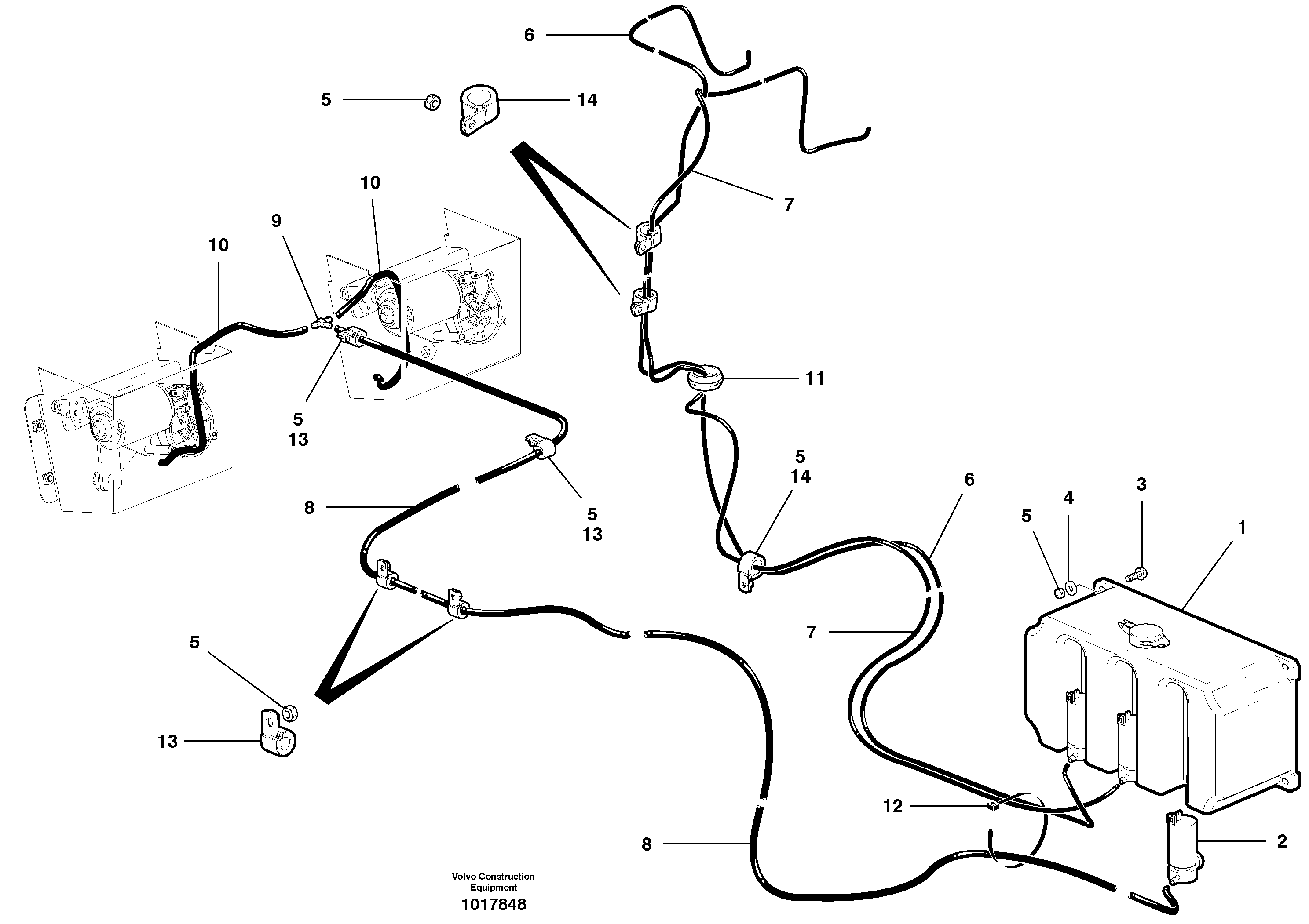 Washer — volvo parts diagram