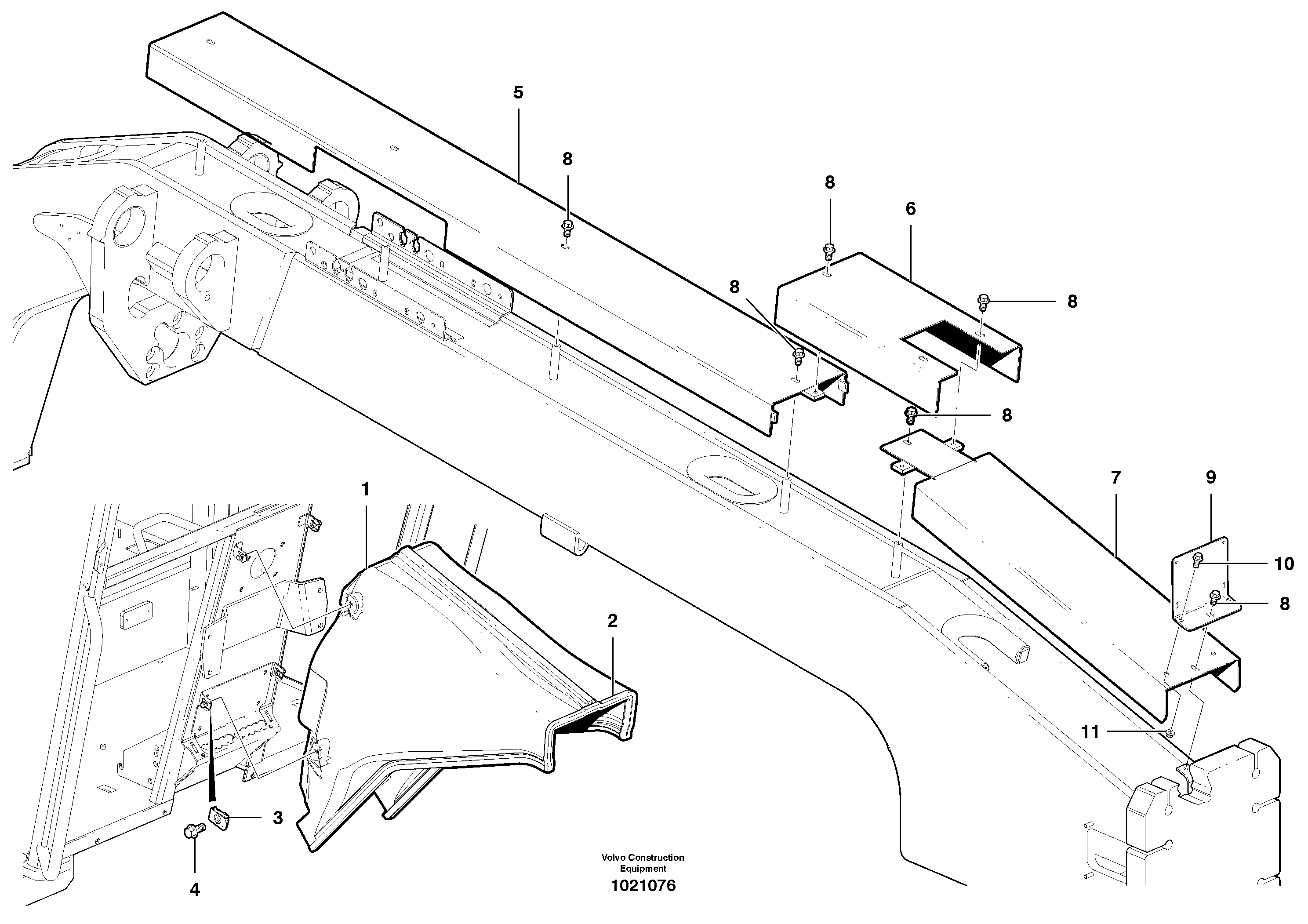Covers — volvo parts diagram