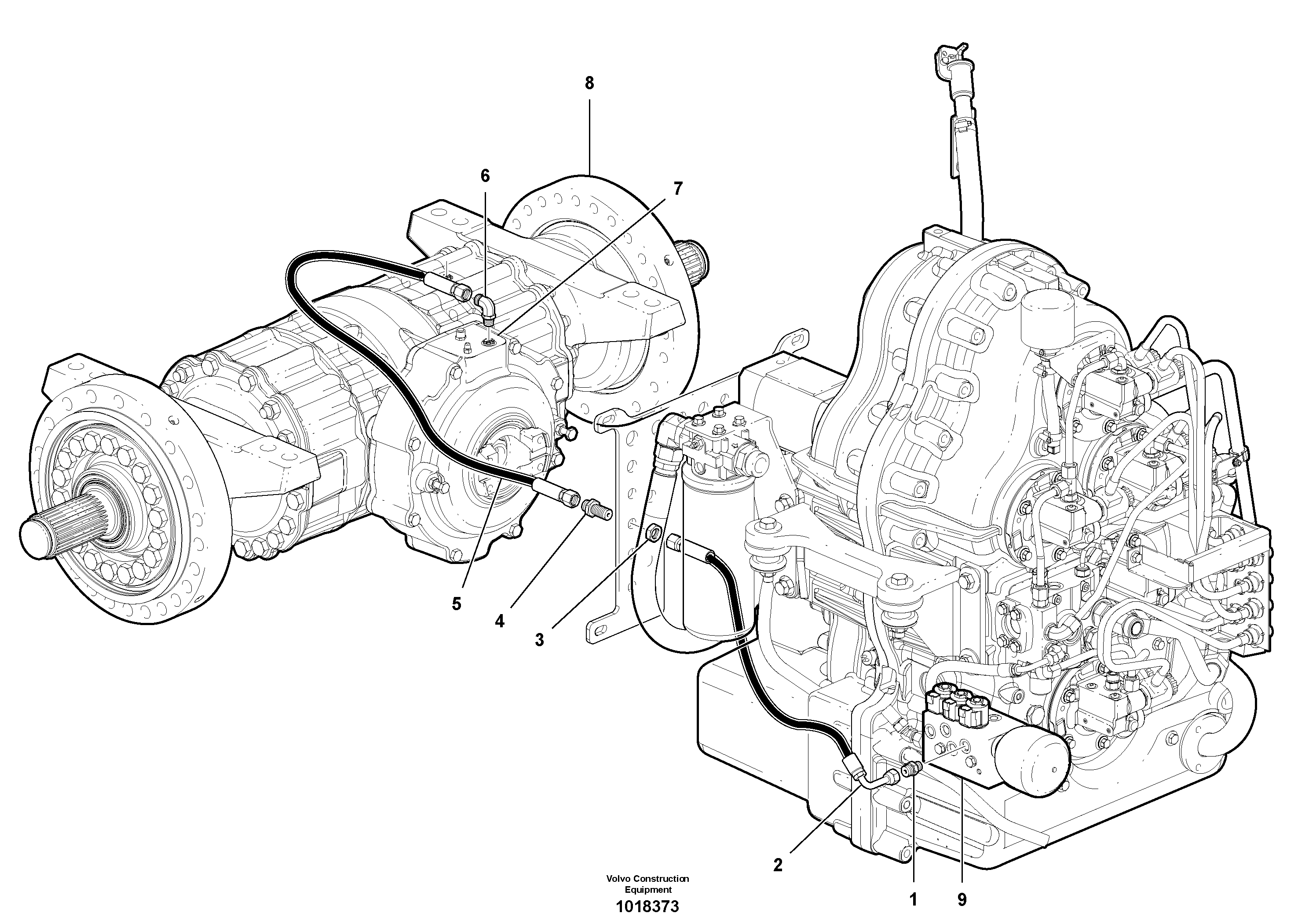 Parking Brake Circuit — volvo parts diagram
