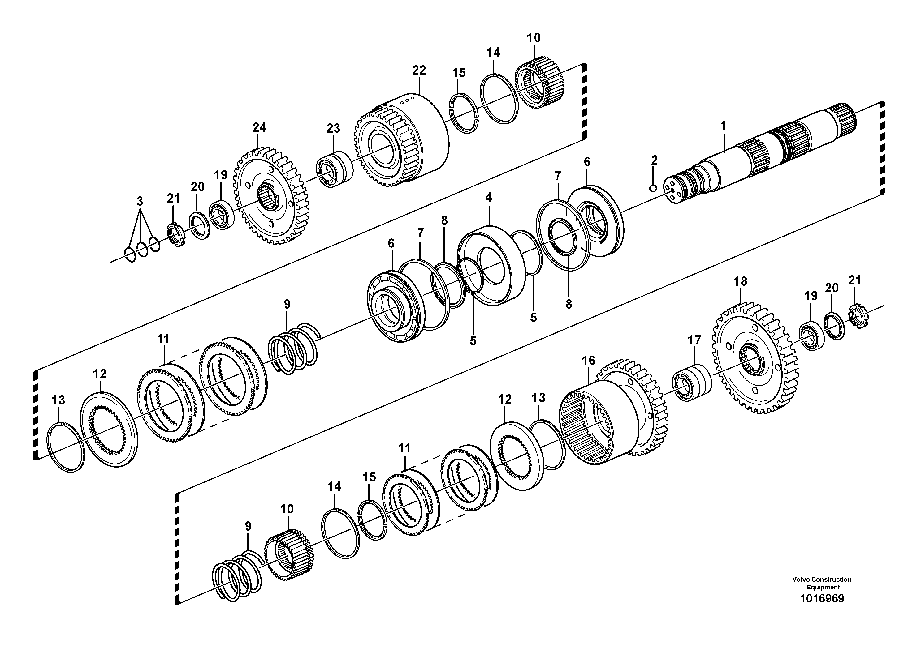 Hydraulic connection — volvo parts diagram