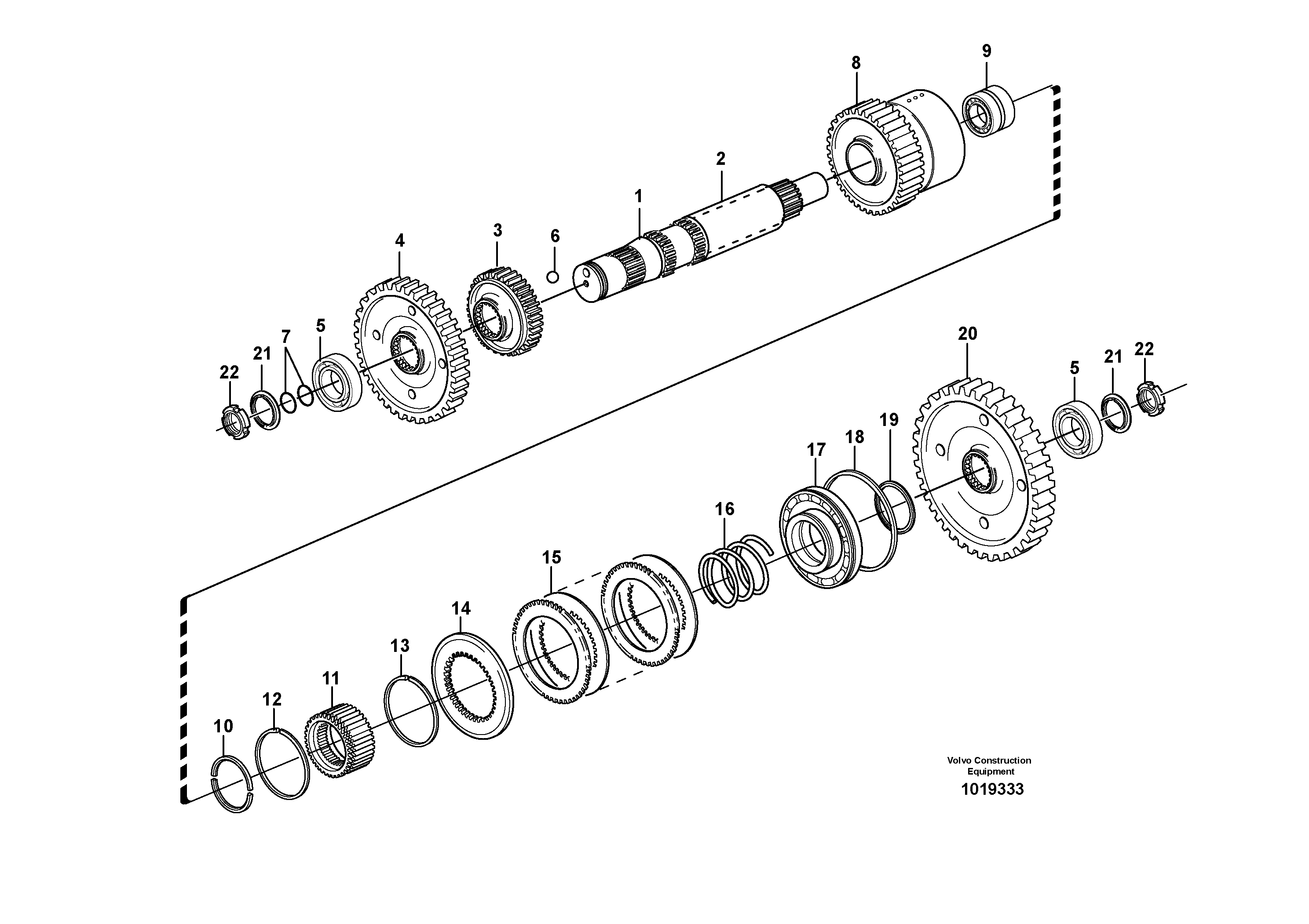 Hydraulic connection — volvo parts diagram