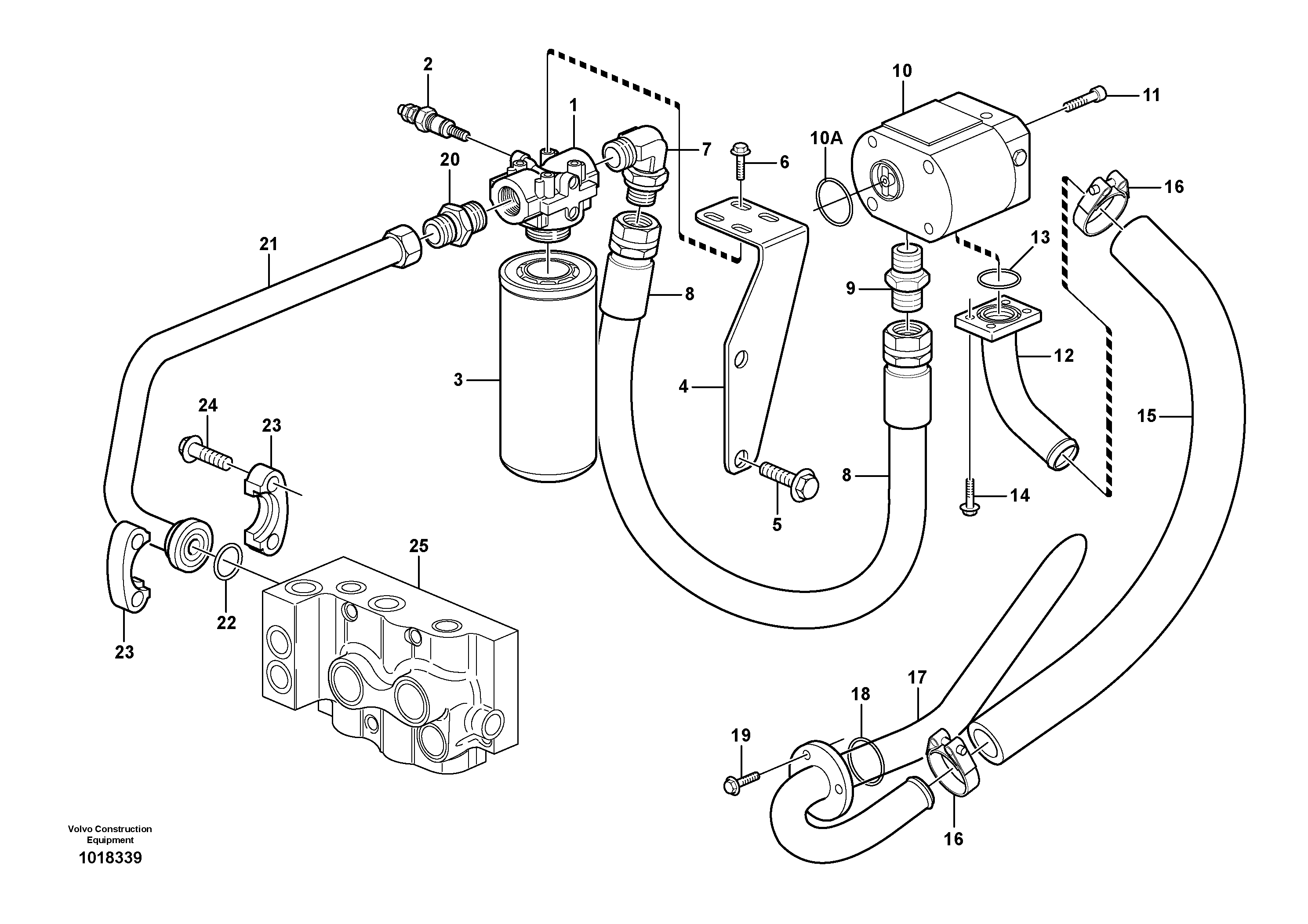 Oil filter. — volvo parts diagram