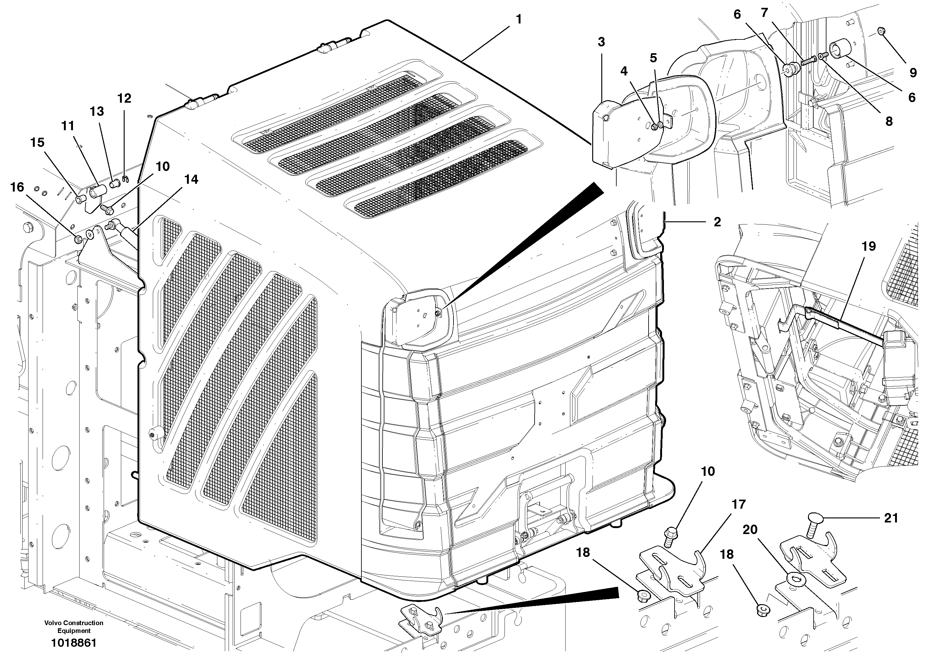 Radiator Casing Installation — volvo parts diagram