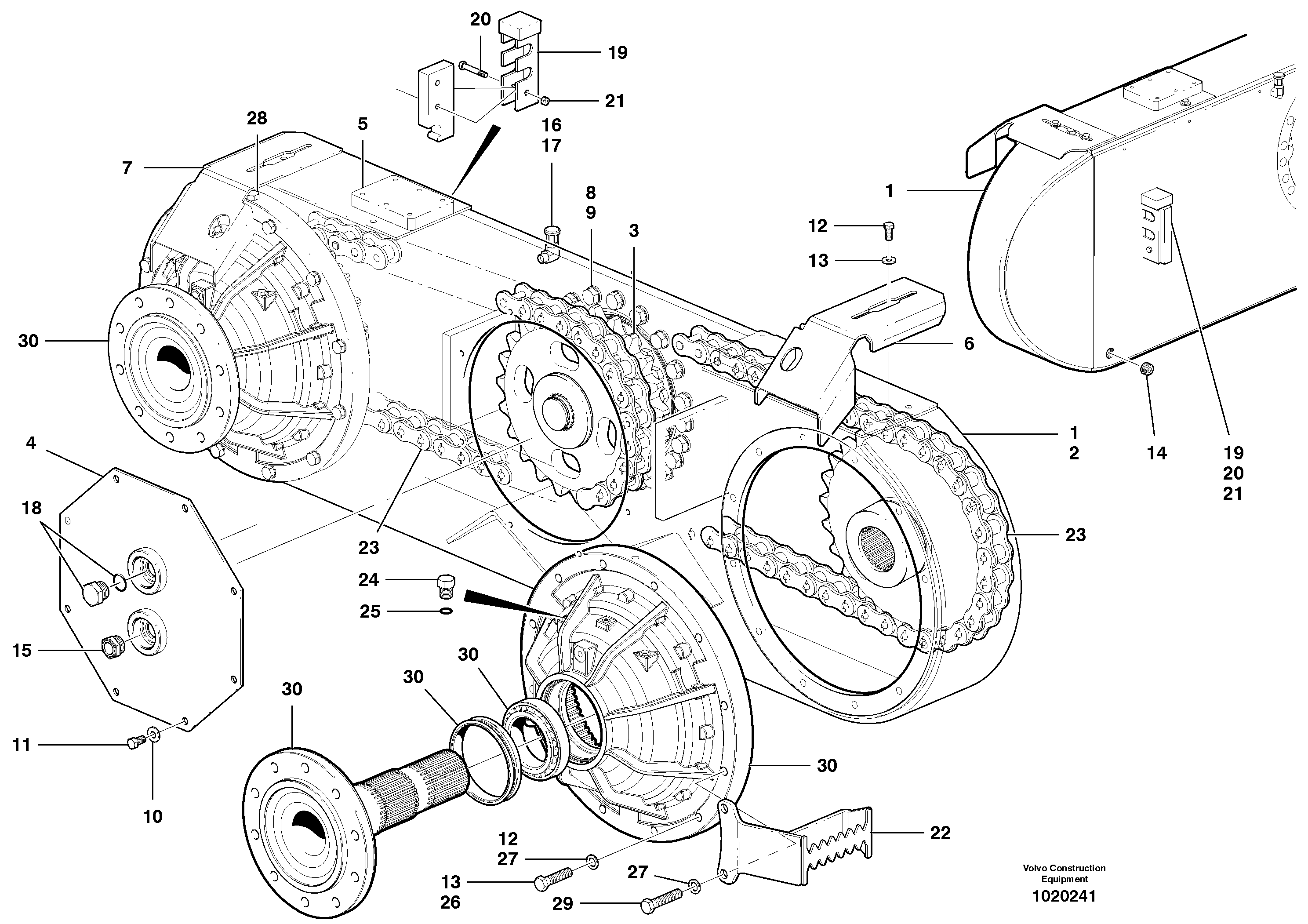 Tandems — volvo parts diagram