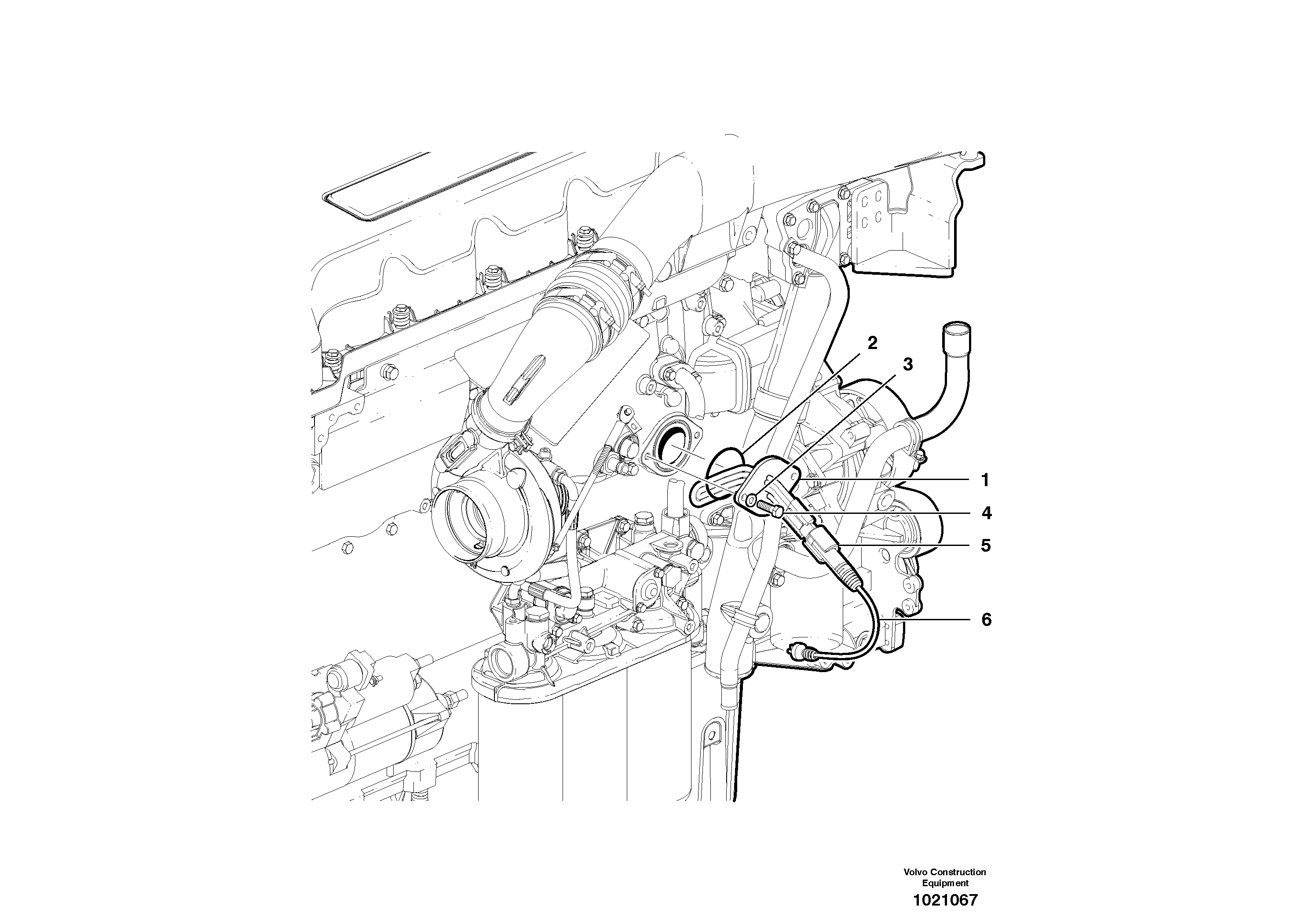 Engine block heater  MODELS G970, G976, G990 — volvo parts diagram