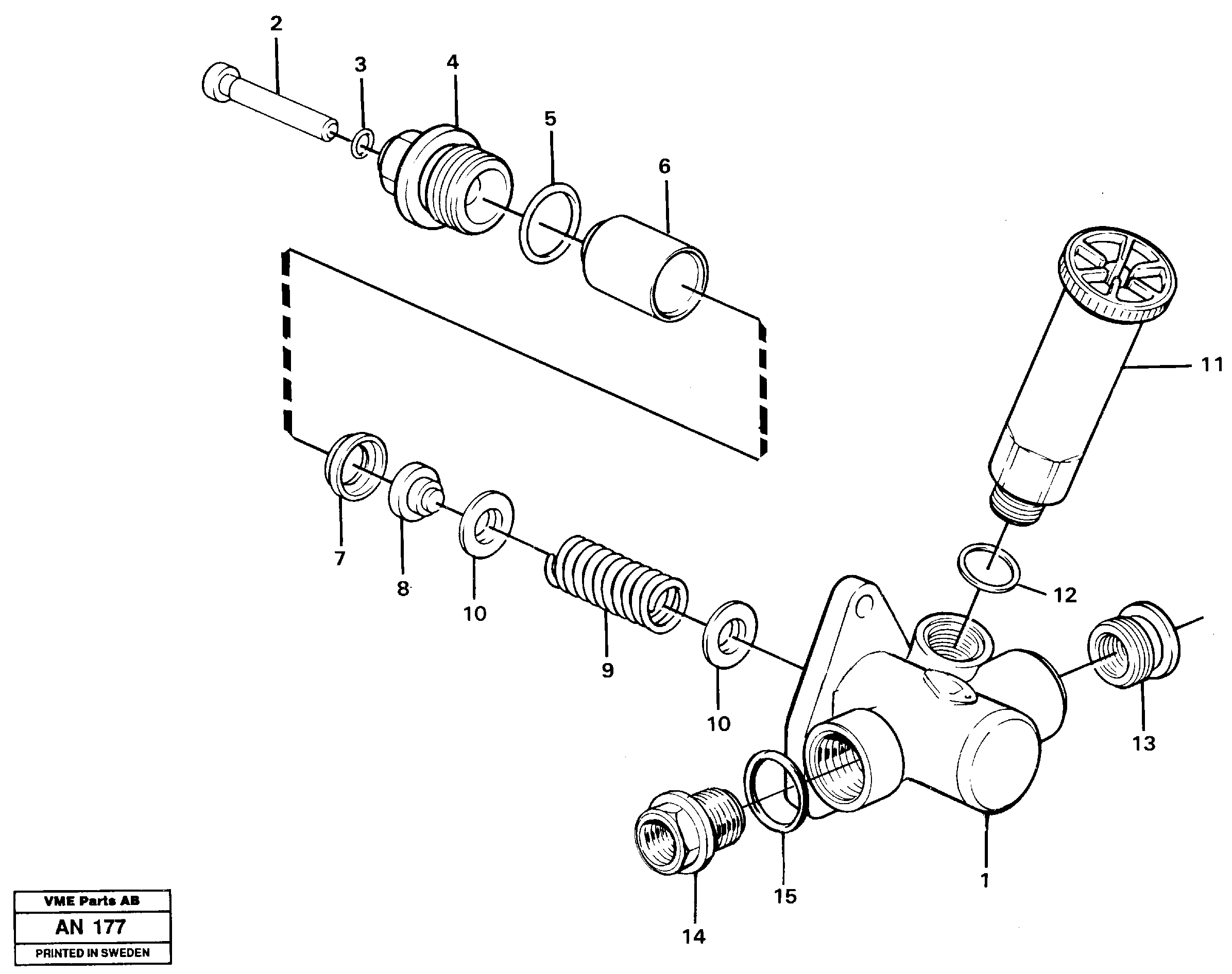 Feed pump — volvo parts diagram