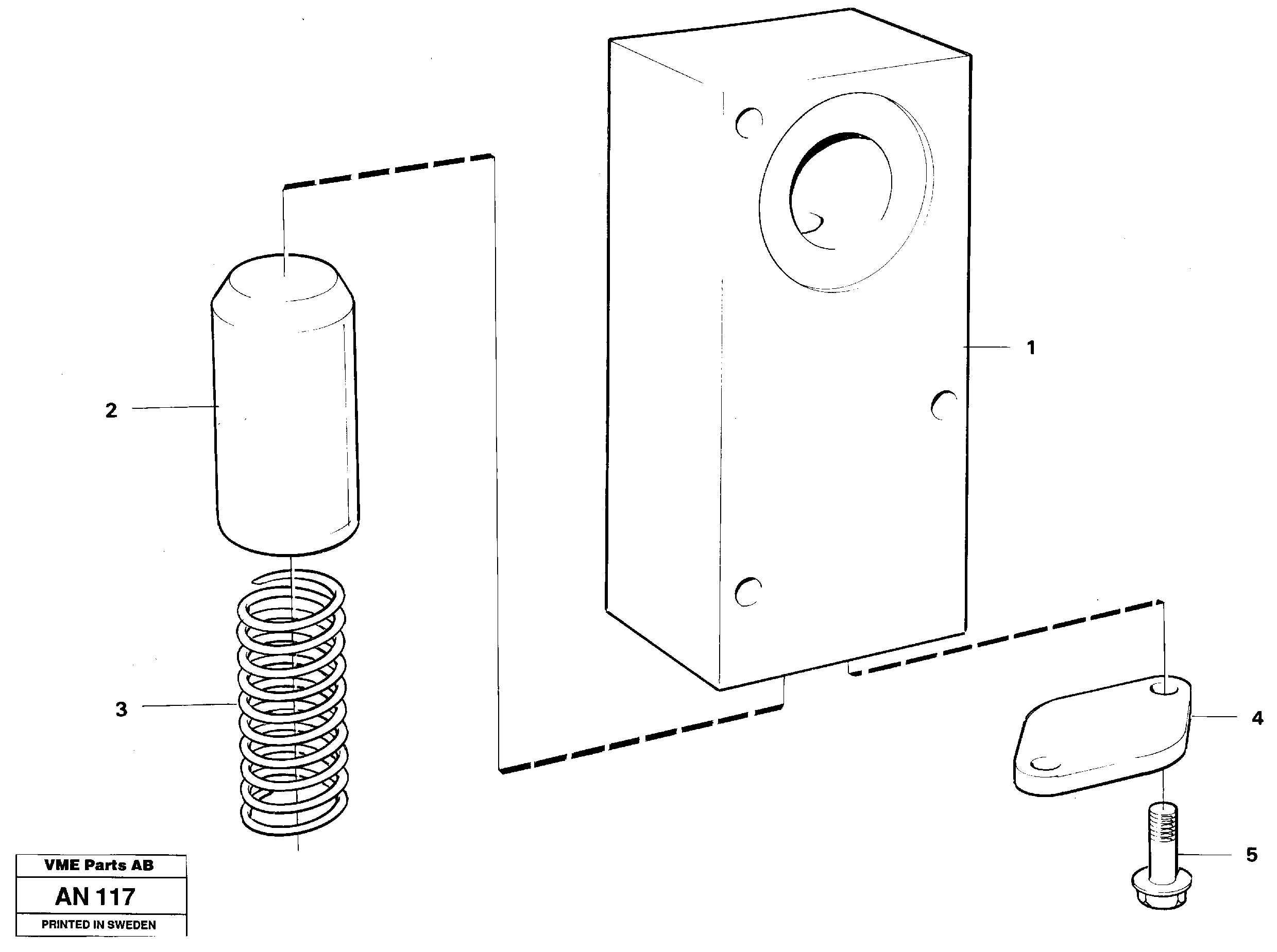 Safety valve — volvo parts diagram