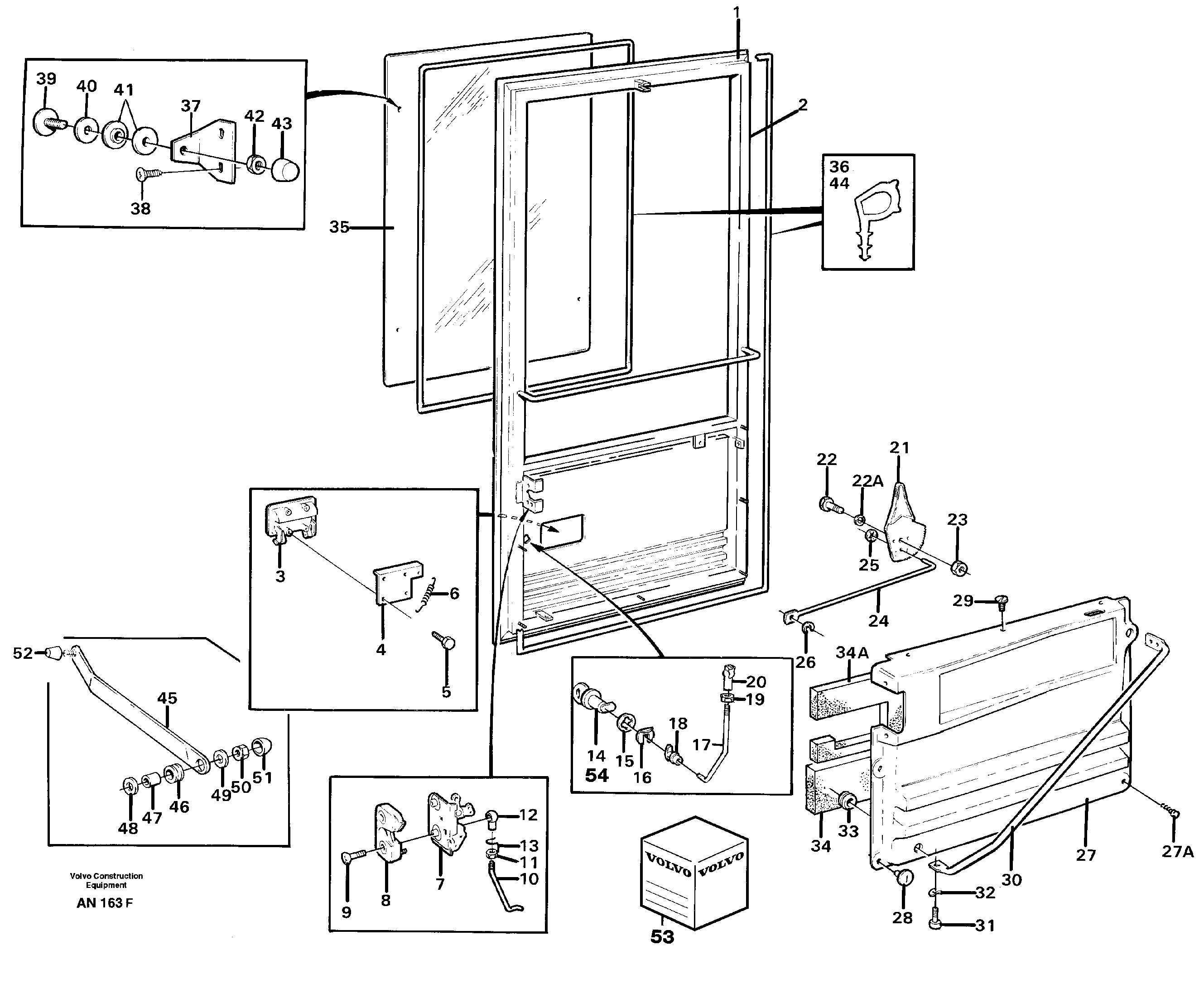 Door — volvo parts diagram