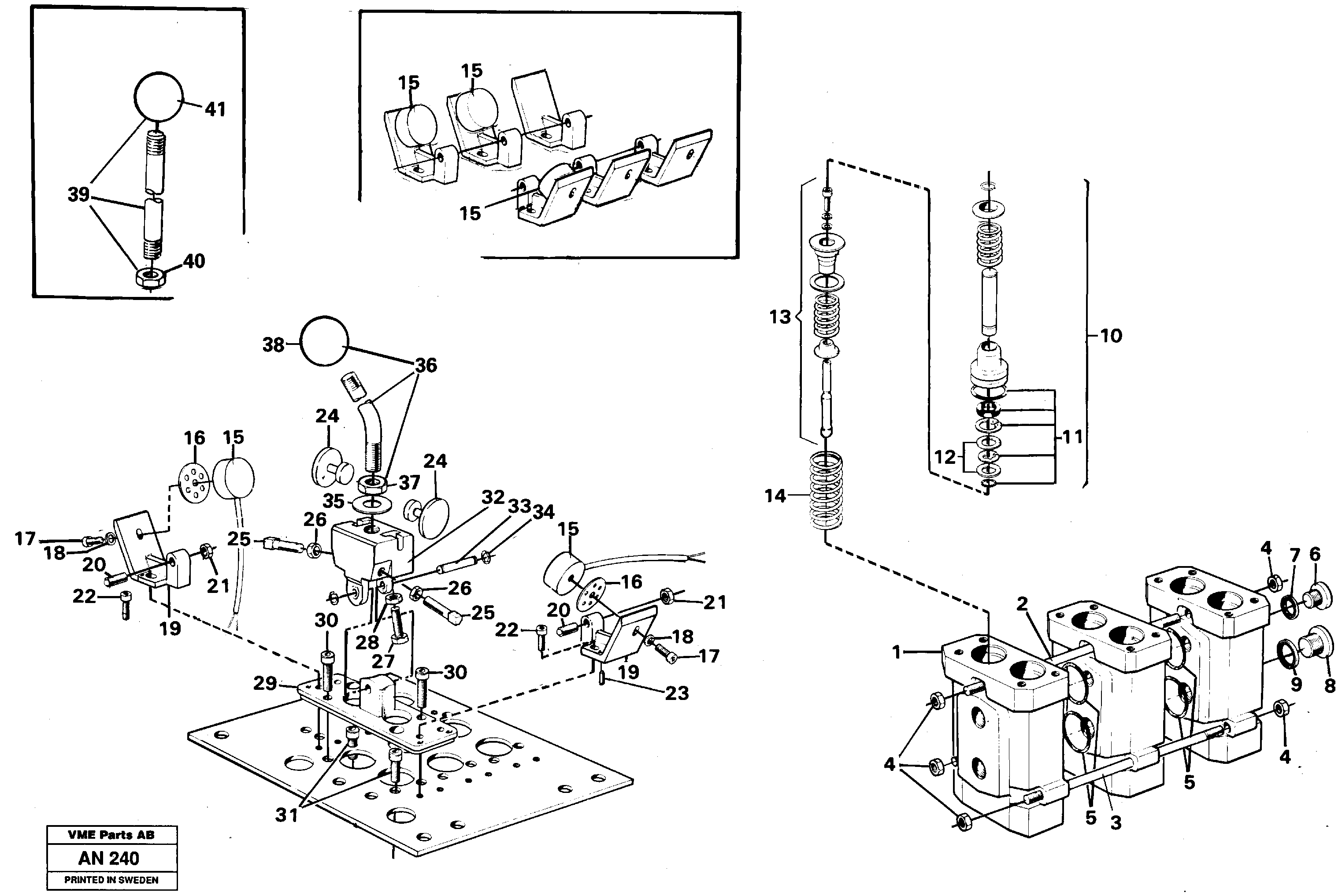 Servo valve — volvo parts diagram