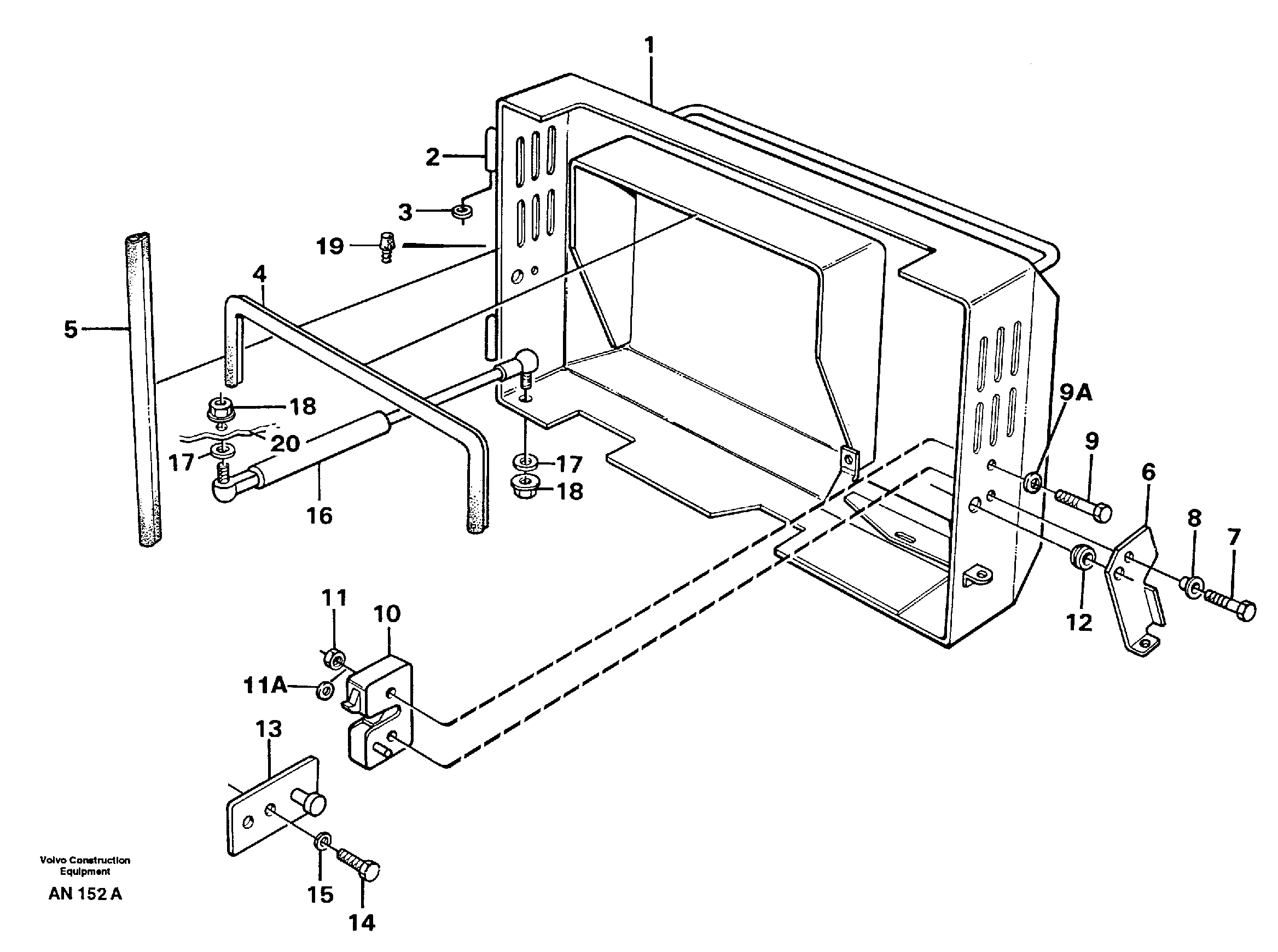 Filter cover — volvo parts diagram