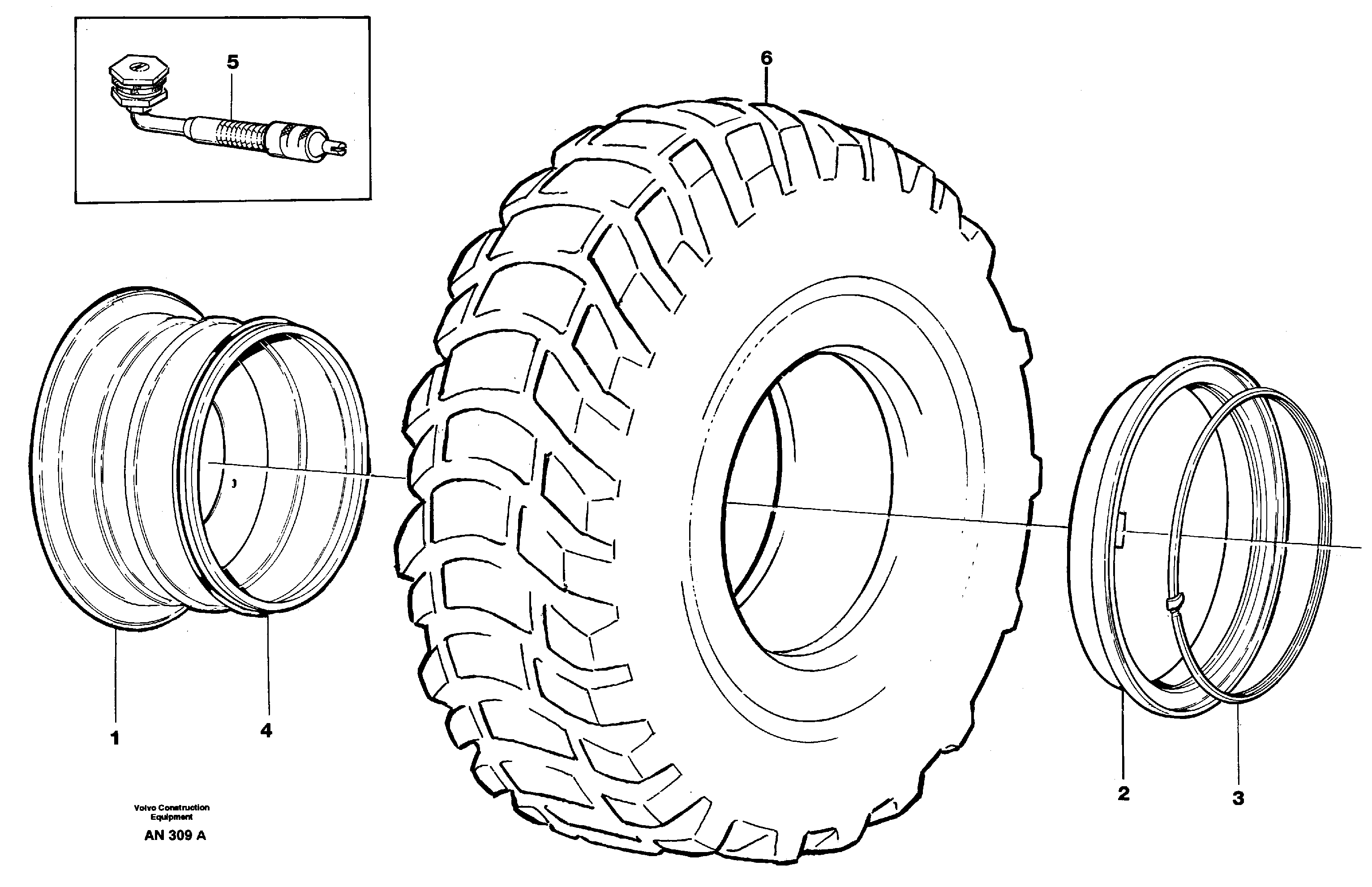 Wheel  92489 — volvo parts diagram