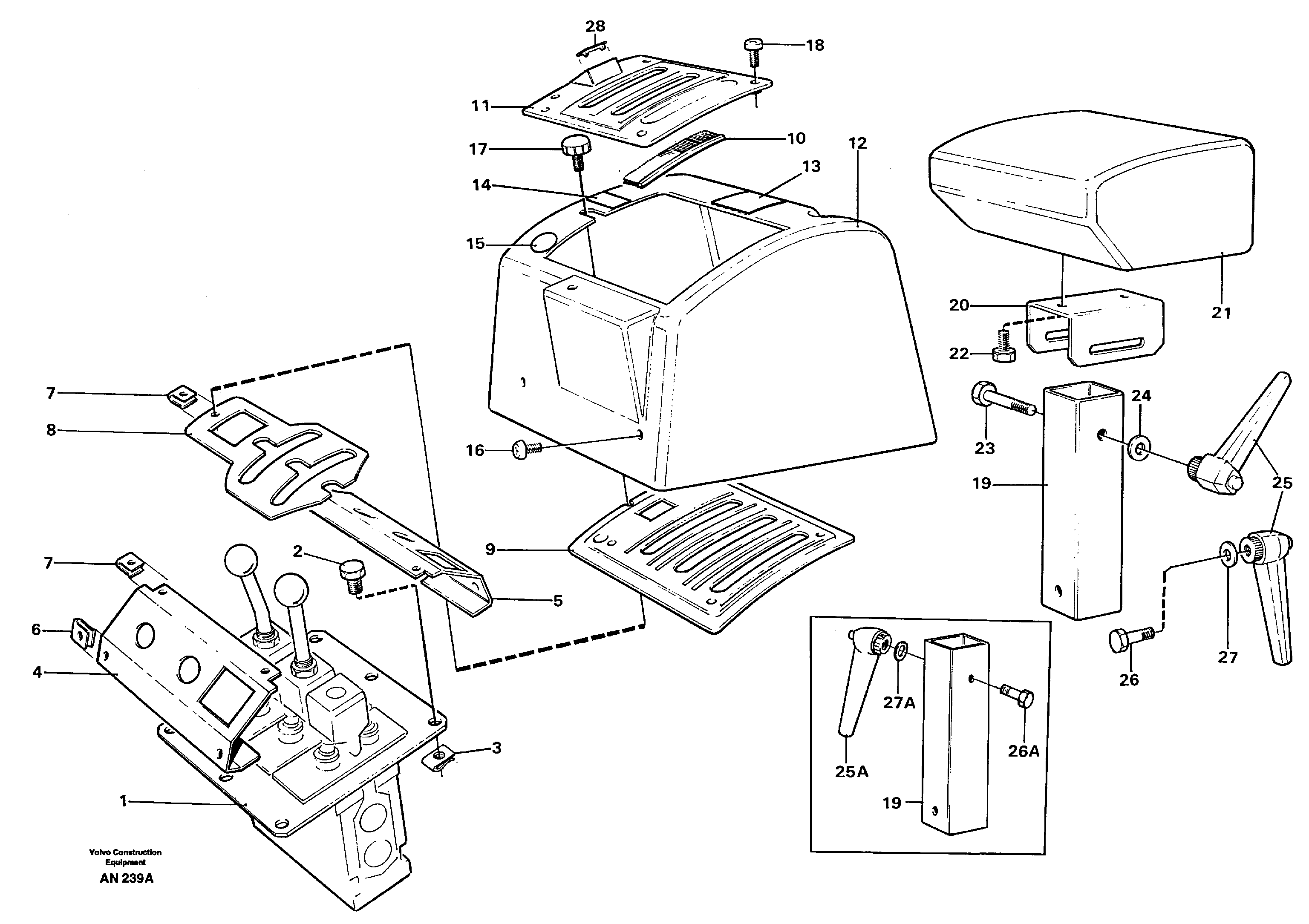 Servo valve with fitting parts — volvo parts diagram