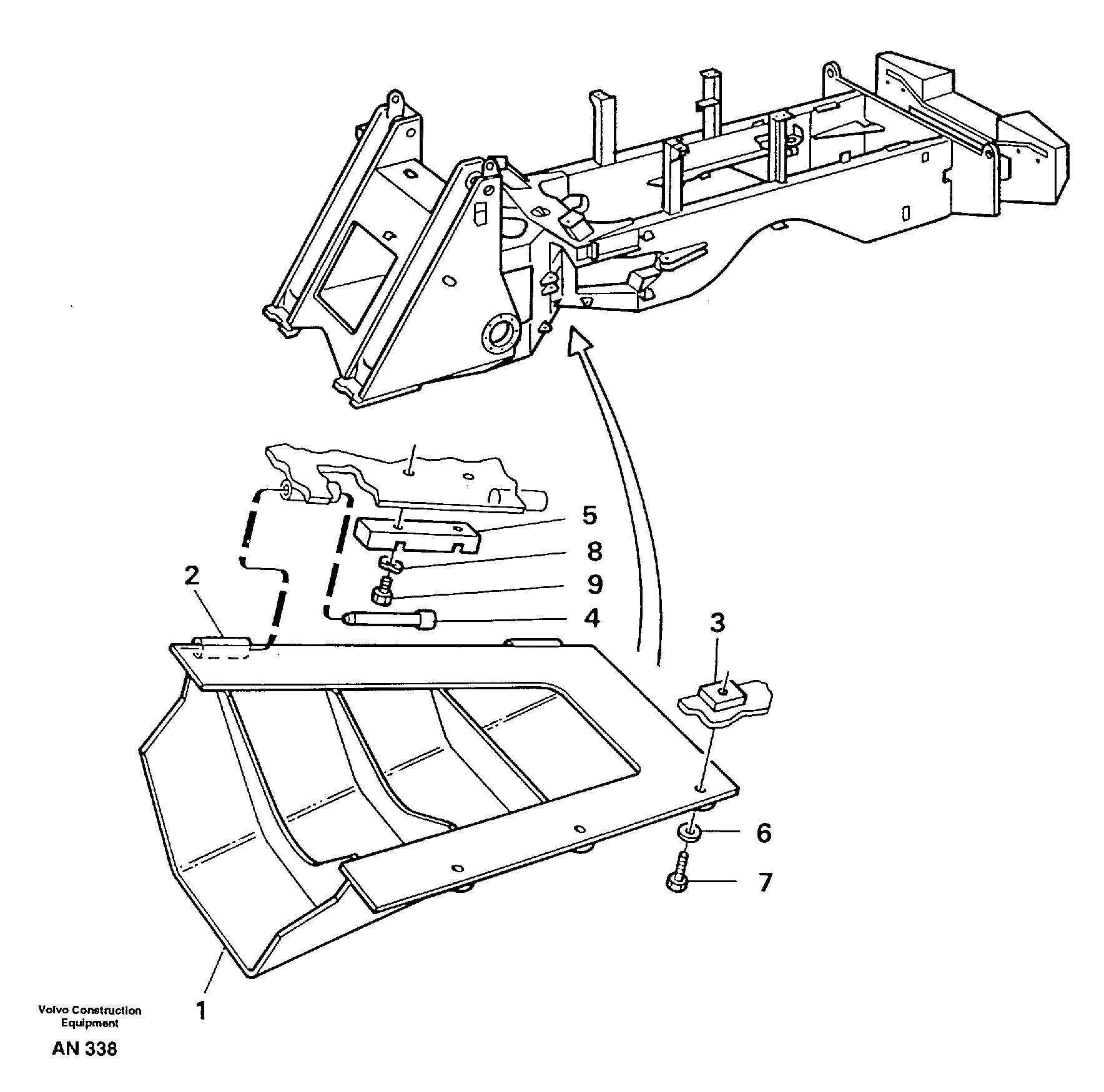 Bottom-guard plates  92567 — volvo parts diagram