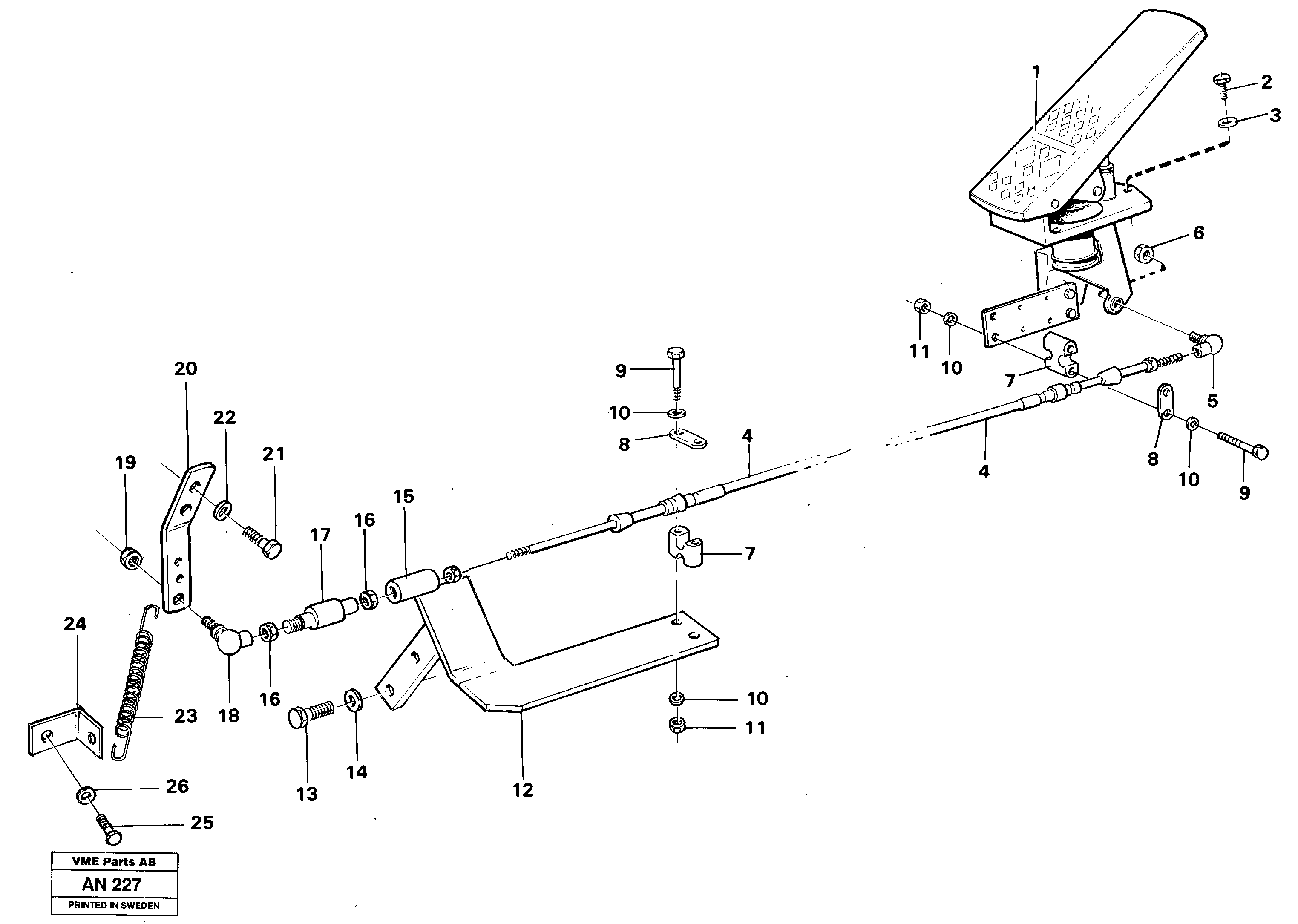 Regulator control — volvo parts diagram
