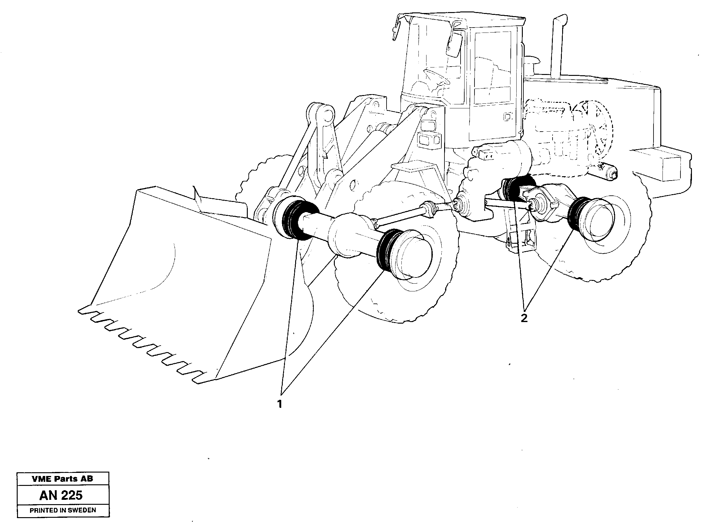 Brake — volvo parts diagram