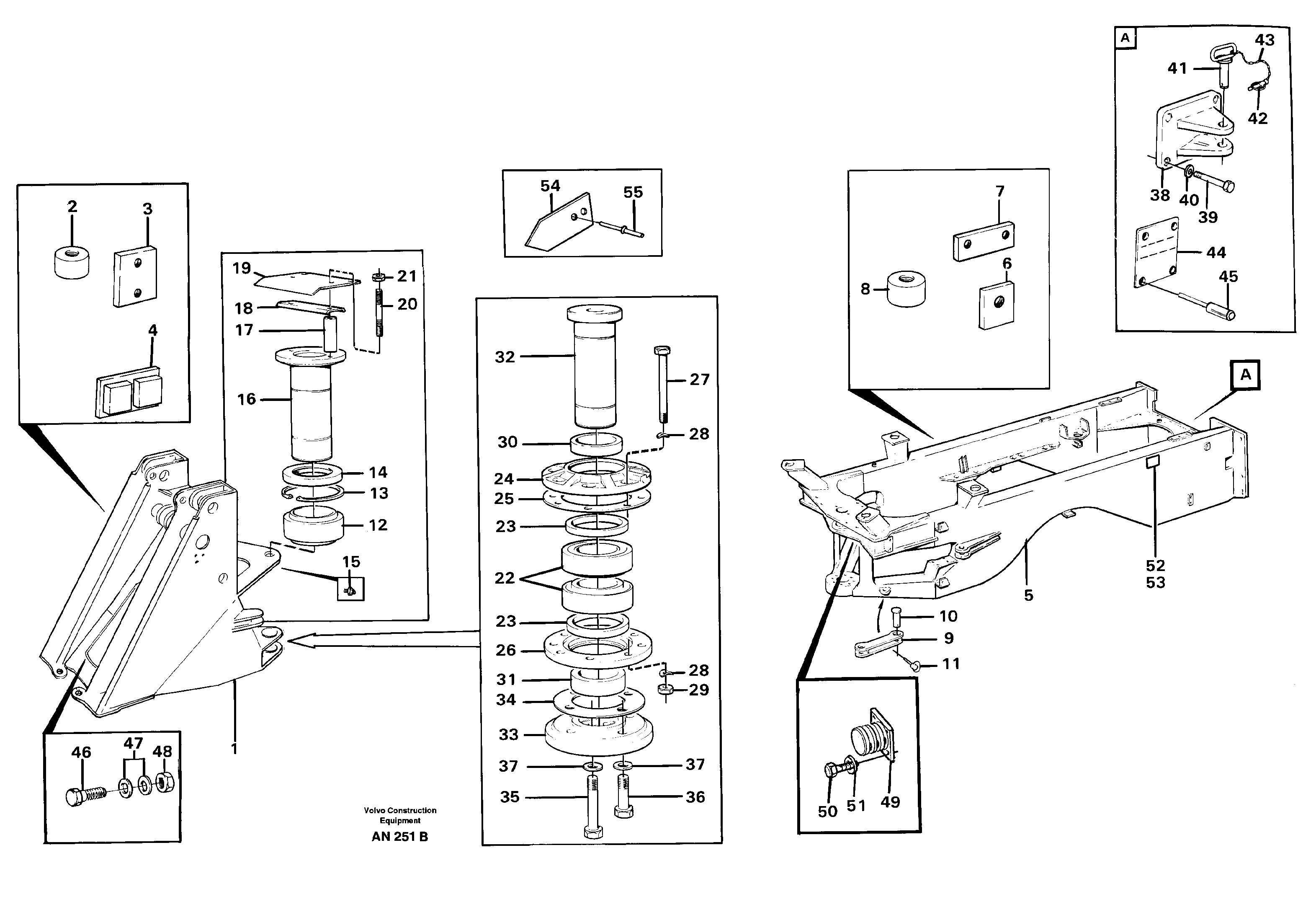 Frame — volvo parts diagram