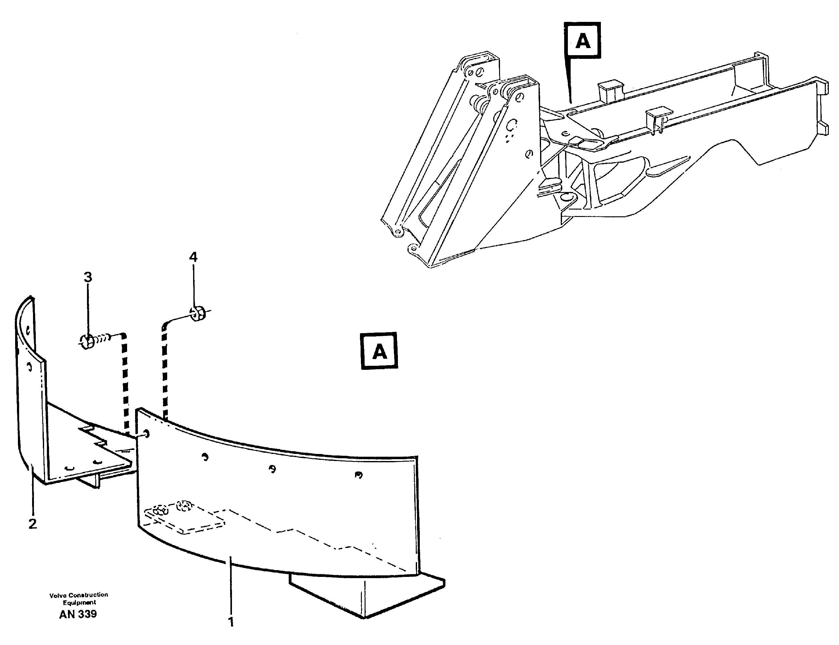 Protecting plates.  92113 — volvo parts diagram