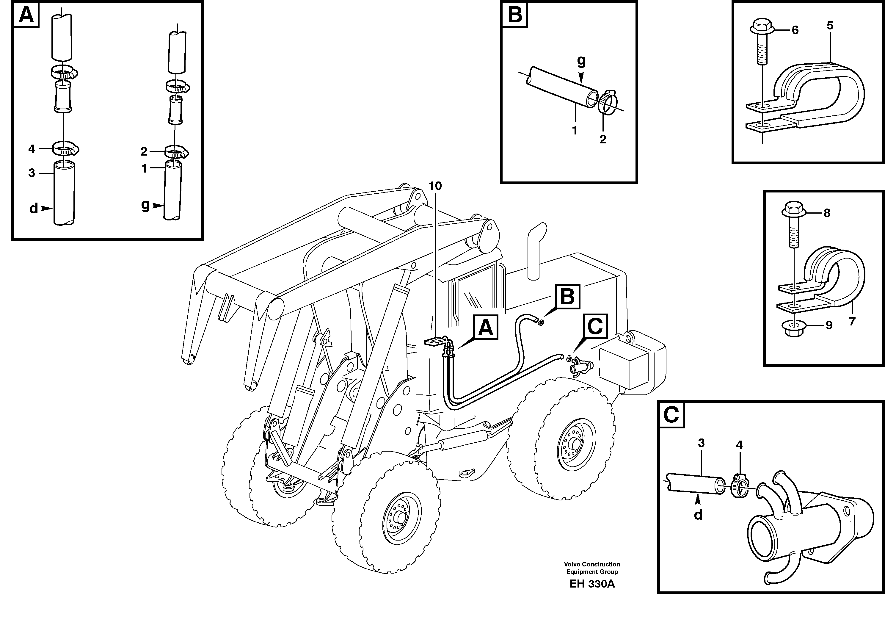Heating system — volvo parts diagram