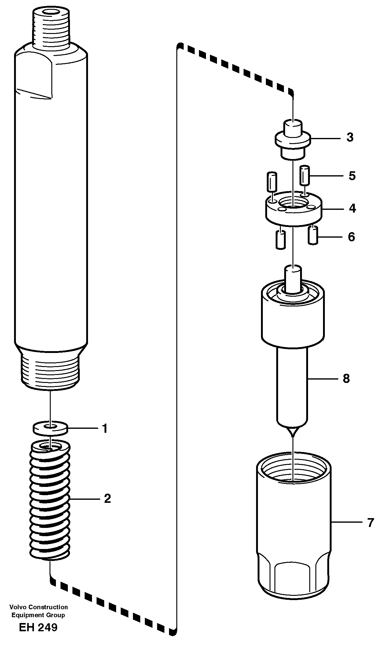 Injector — volvo parts diagram