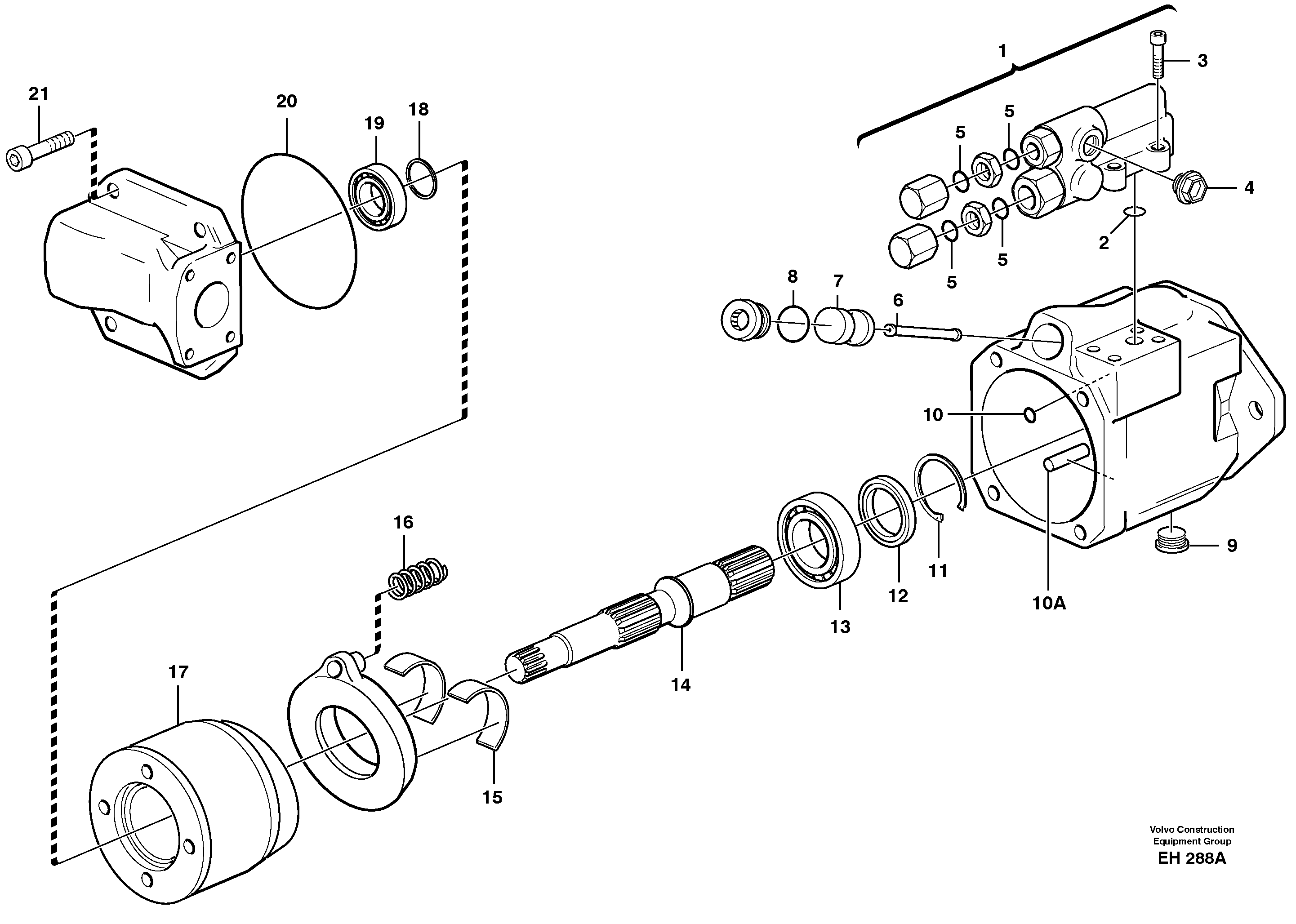 Fan pump, 28CC — volvo parts diagram