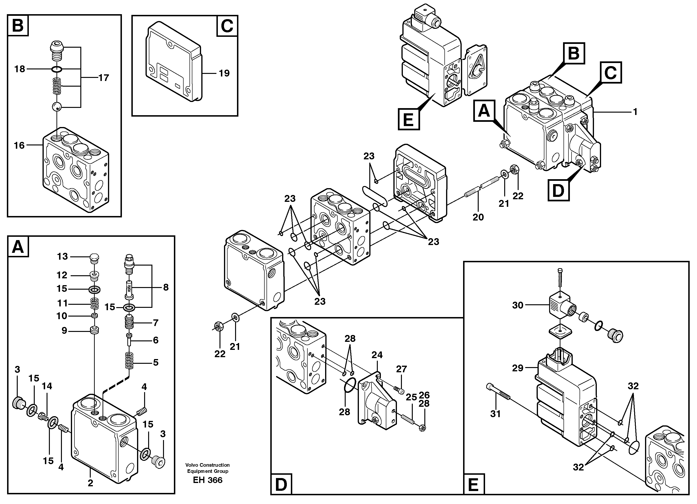 Relief valve.  80199 — volvo parts diagram