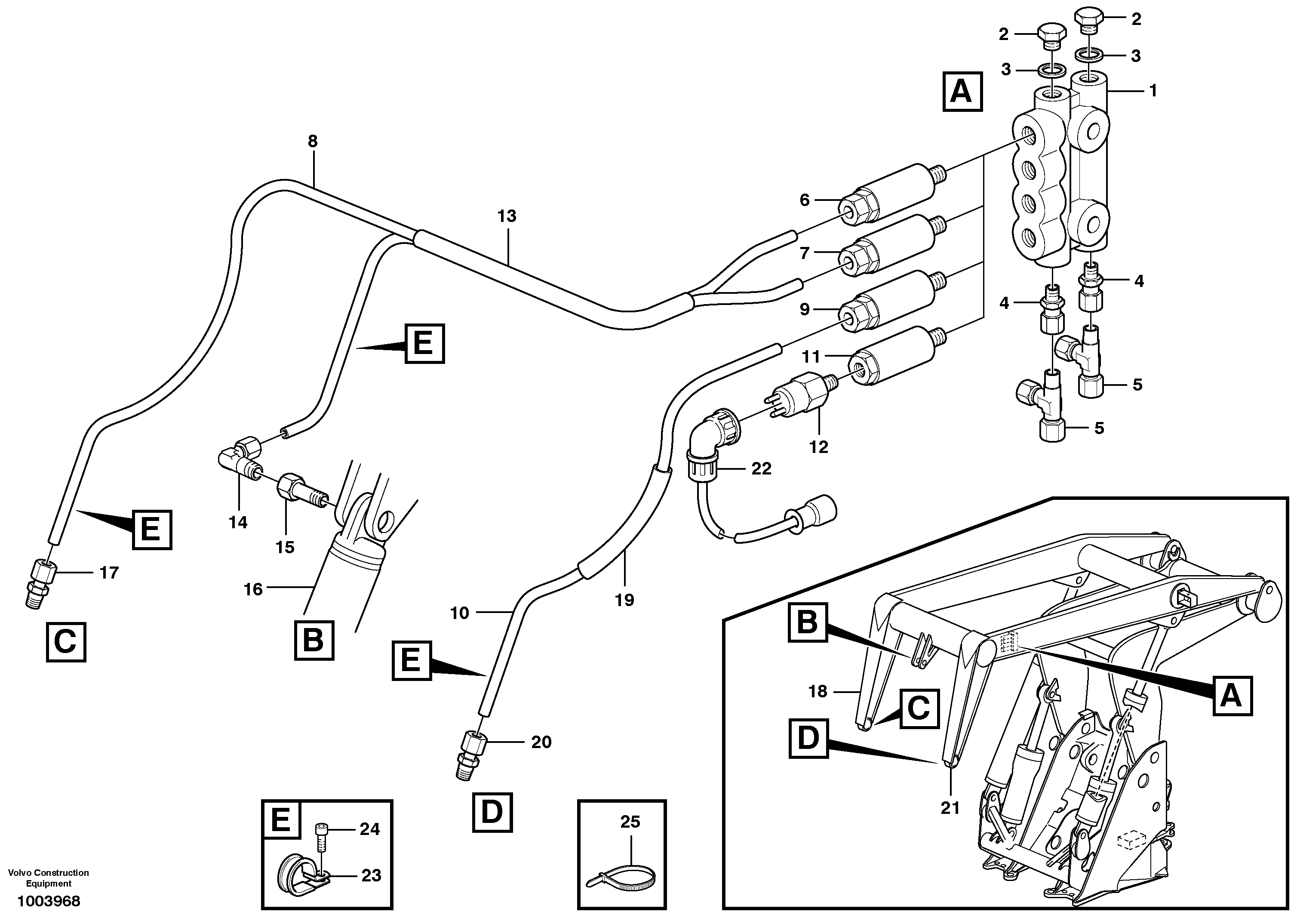 Distribution block, B4. — volvo parts diagram