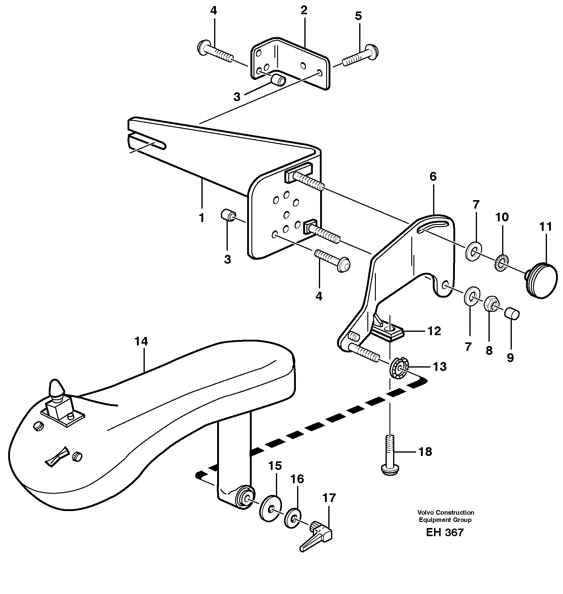 CDC - steering, sheet metal parts.  80199 — volvo parts diagram