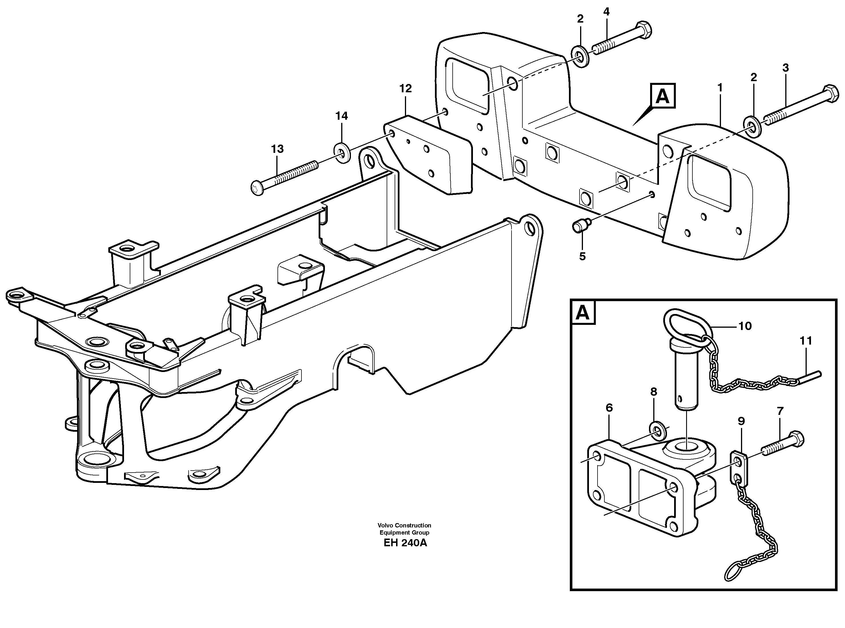 Counterweight — volvo parts diagram