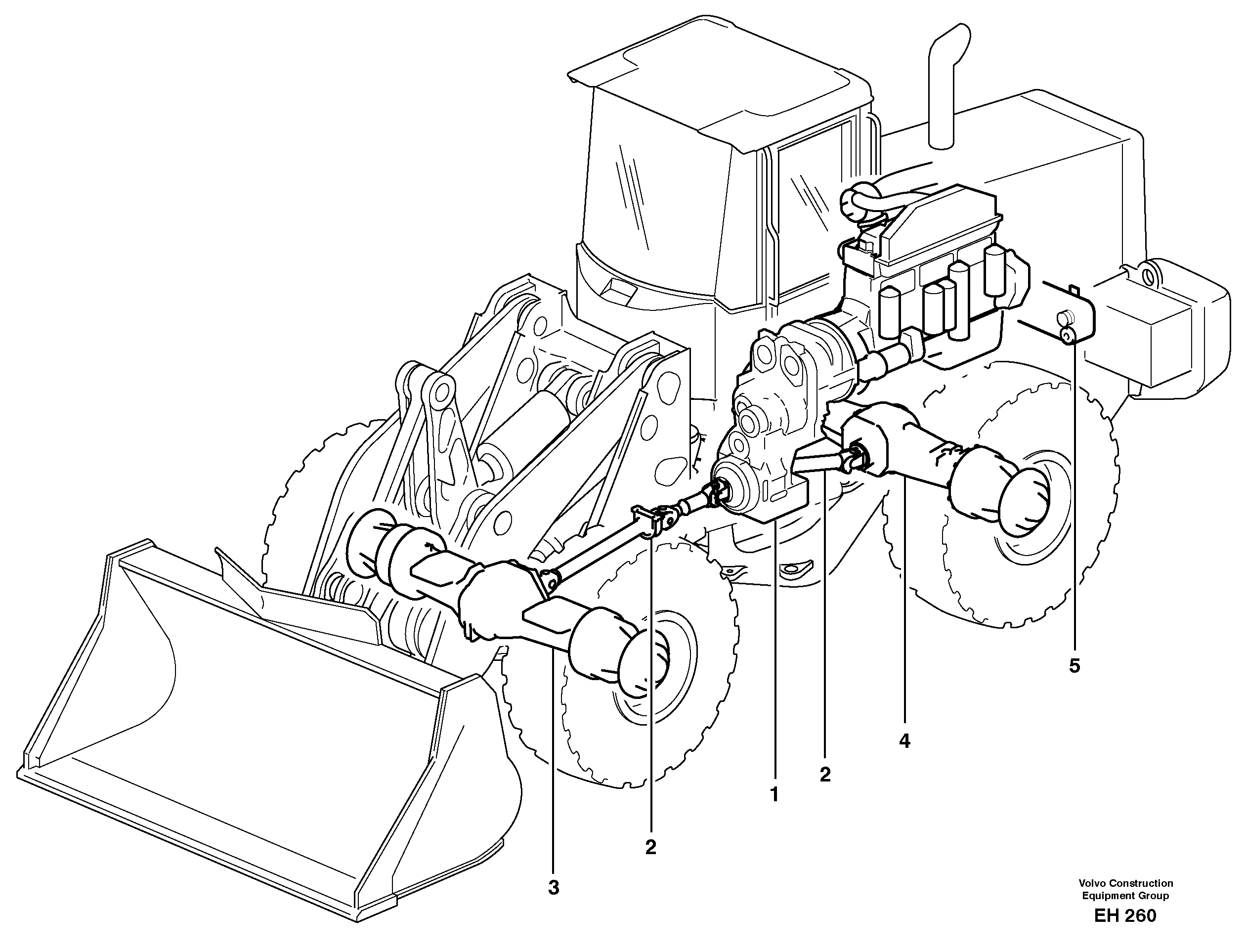 Power transmission — volvo parts diagram